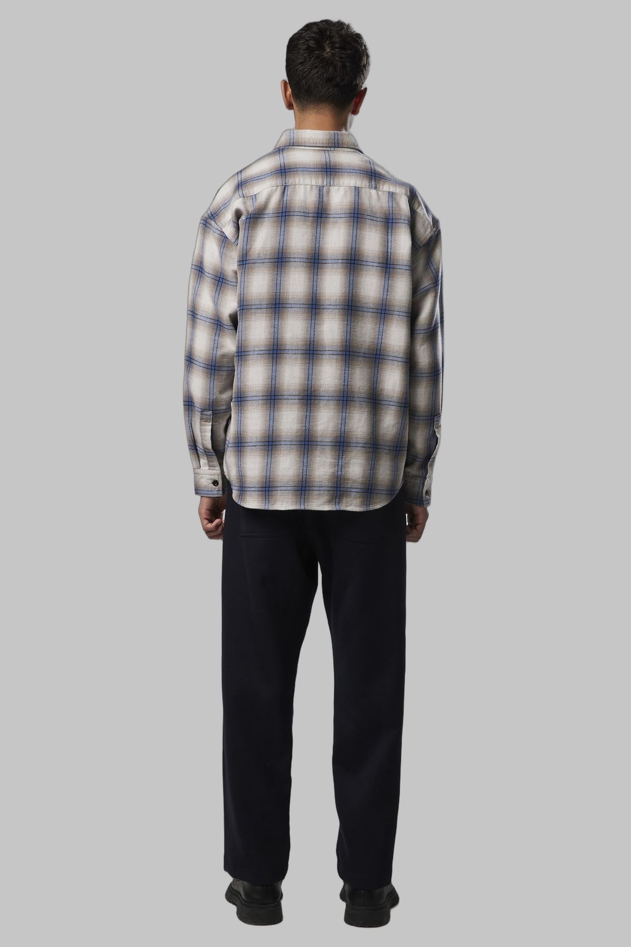 DEON WESTERN 5298 SHIRTS GREY CHECK 3