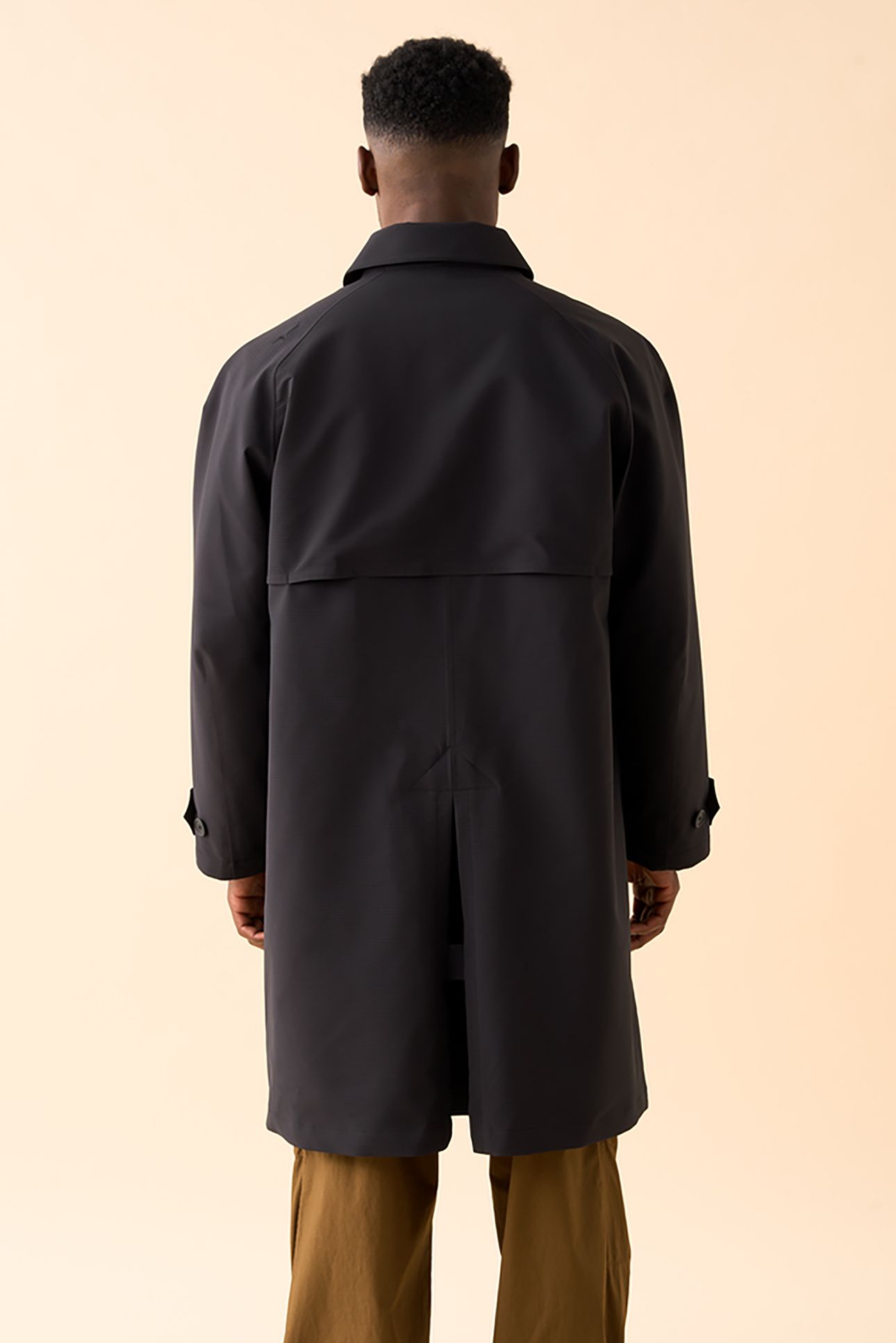 UNISEX SL TECH TRENCH COAT BLACK 2