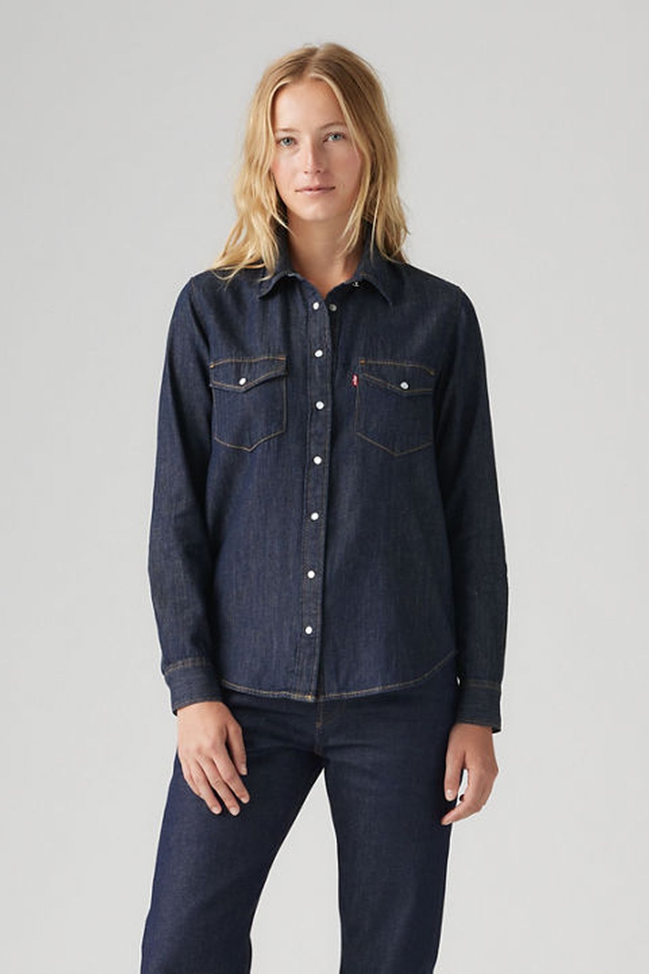 ICONIC WESTERN LINEN+ DENIM SHIRT 1