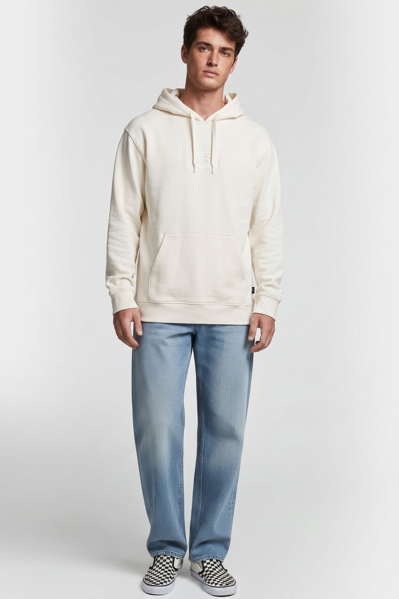 BLOCKED BOX PO HOODIE MOUNTAIN ESSENTIALS MARSHMALLOW 1