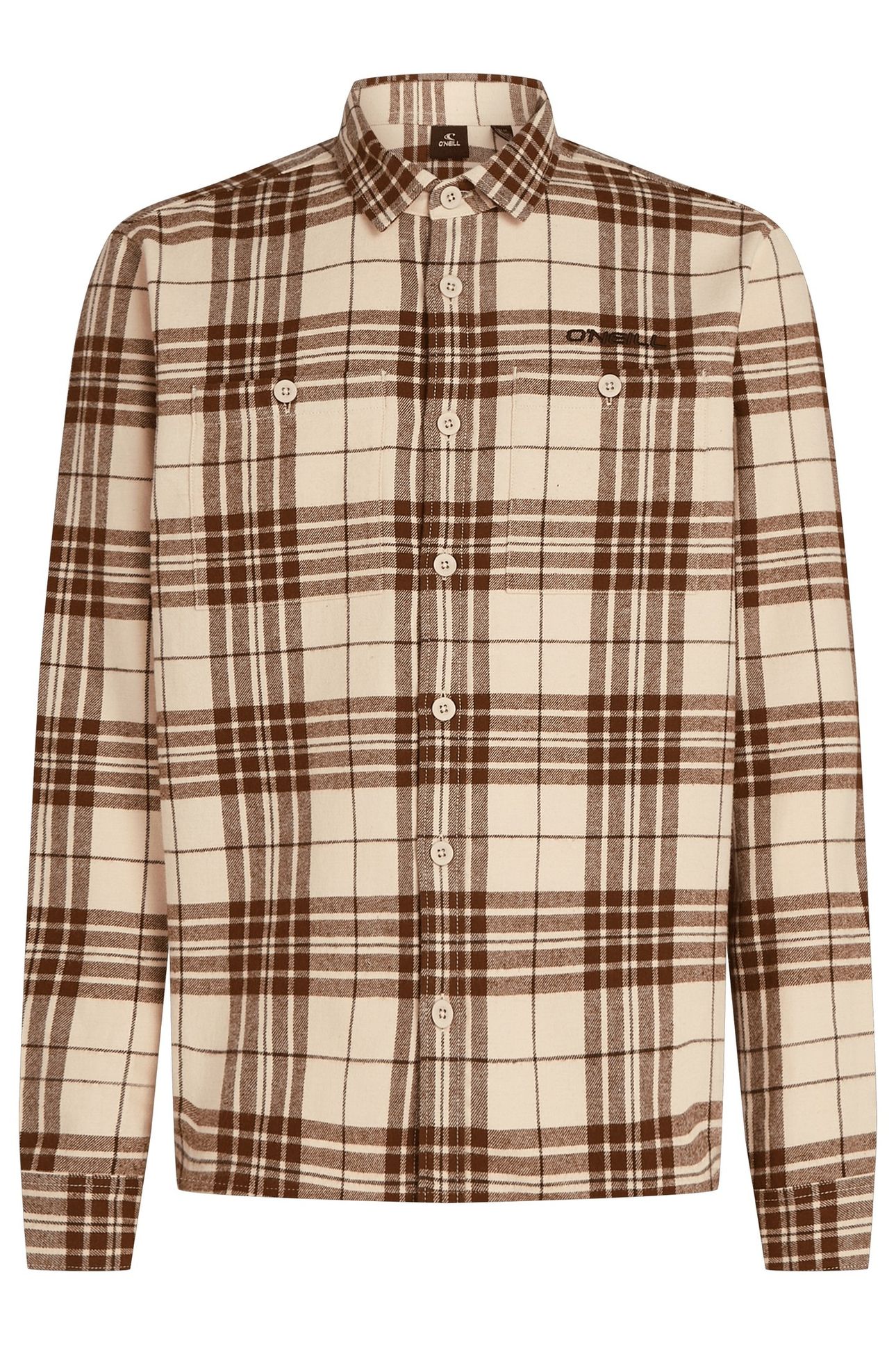 O'NEILL MUST-HAVE FLANNEL SHIRT BEIGE FLANNEL CHECK 4