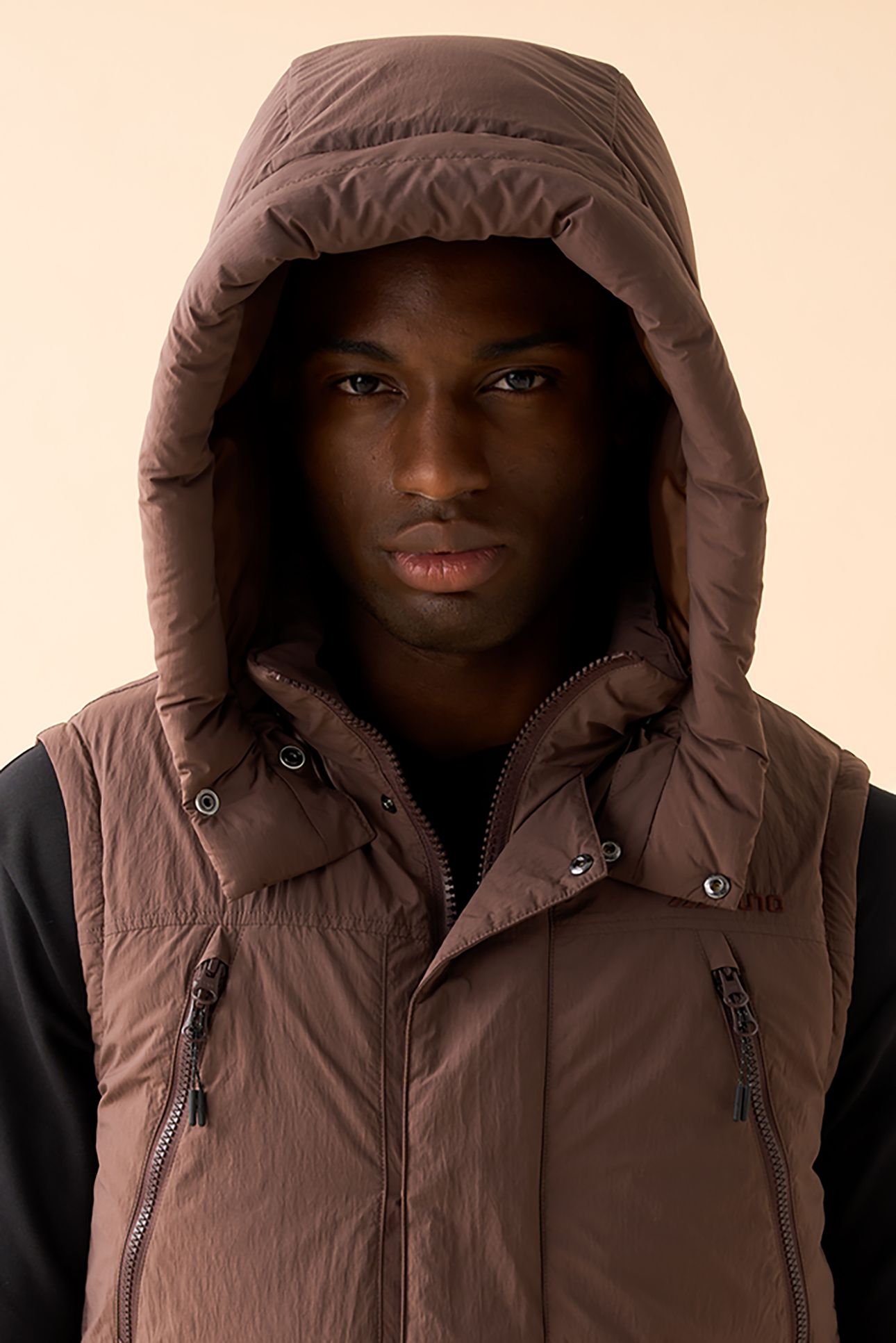 UNISEX SL BT DOWN VEST CHICORY COFFEE 5
