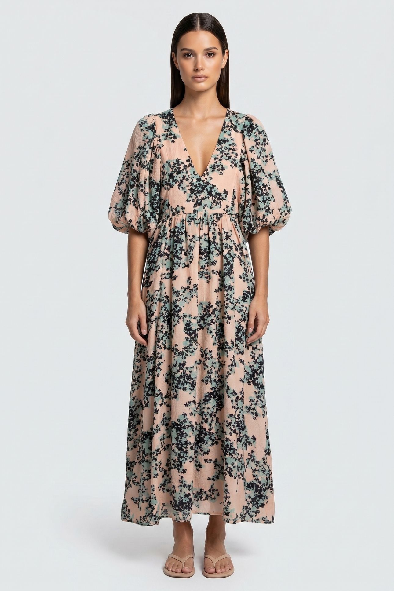 CAMILLE DRESS ORANGE 1