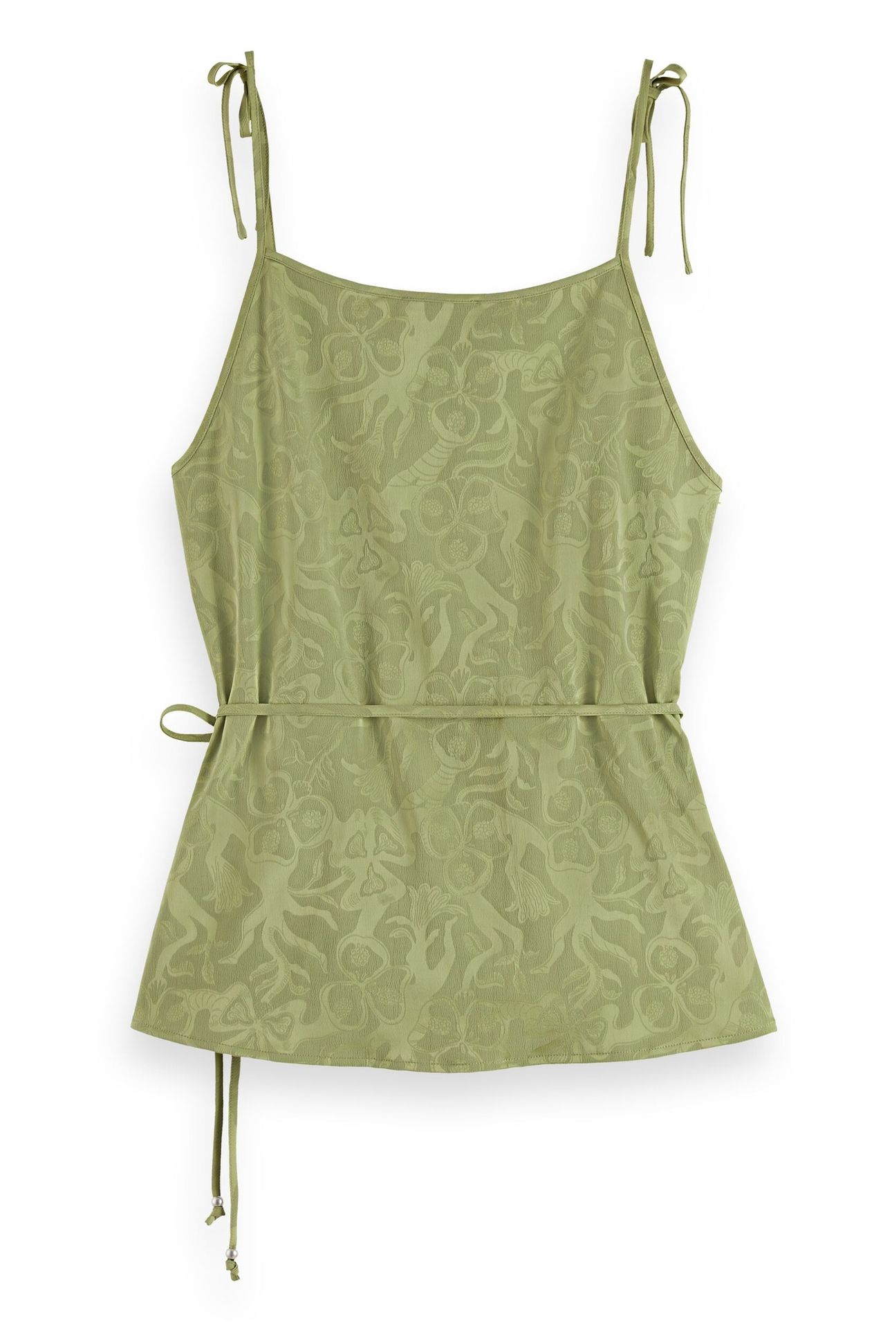 DRAPED WRAP TANK OIL GREEN 1