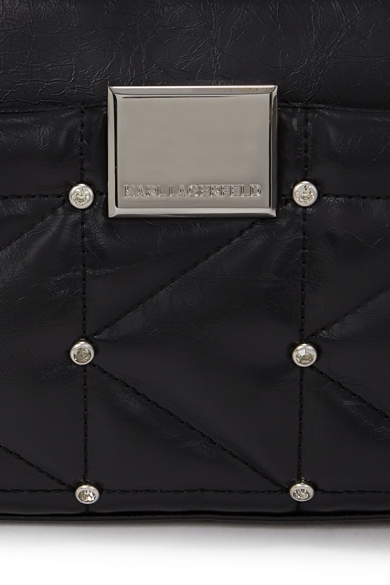 K/KUILT SMALL SHOULDER BAG BLACK-NICKEL 5