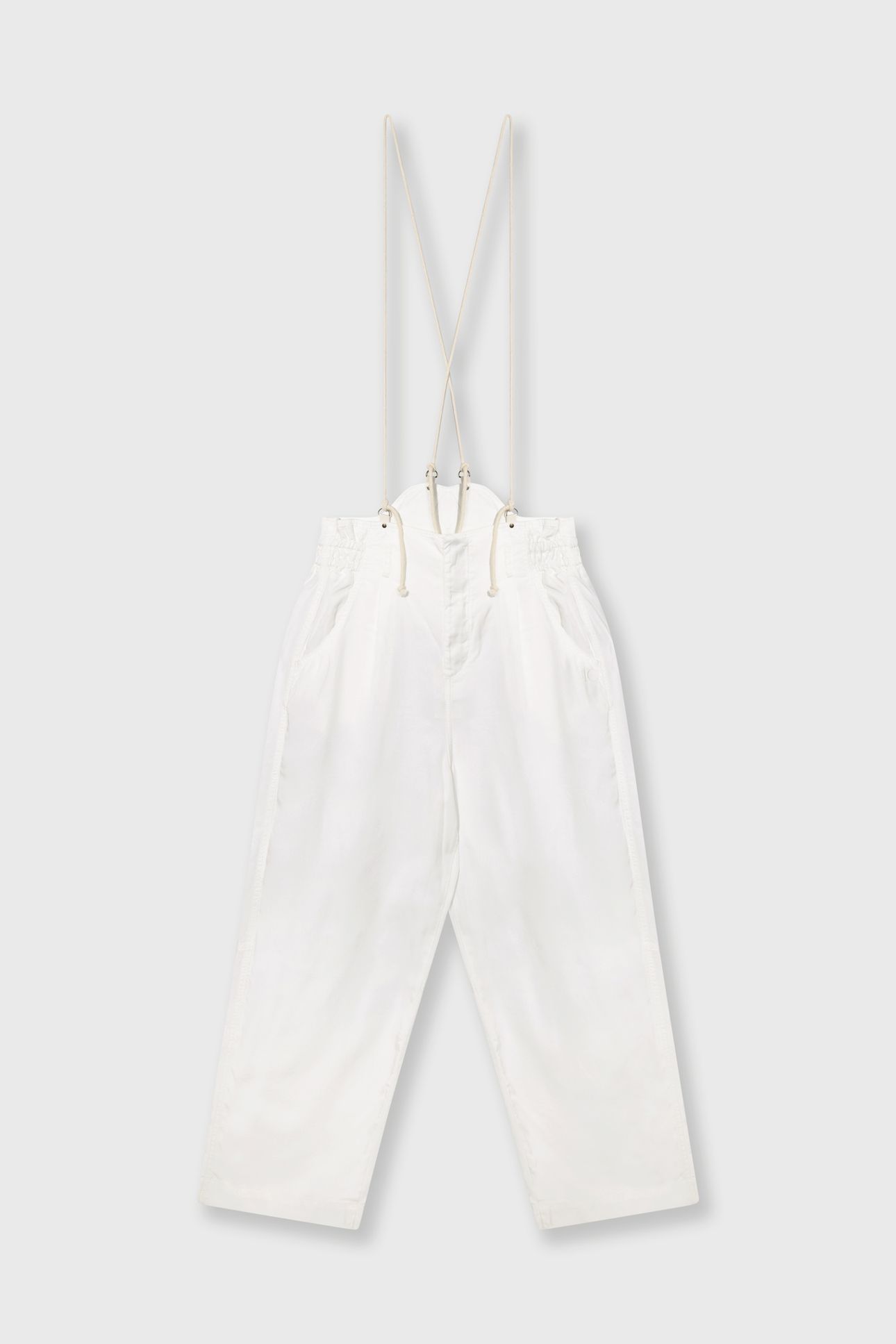 STRAP SALOPETTE TWILL TENCEL ECRU 5