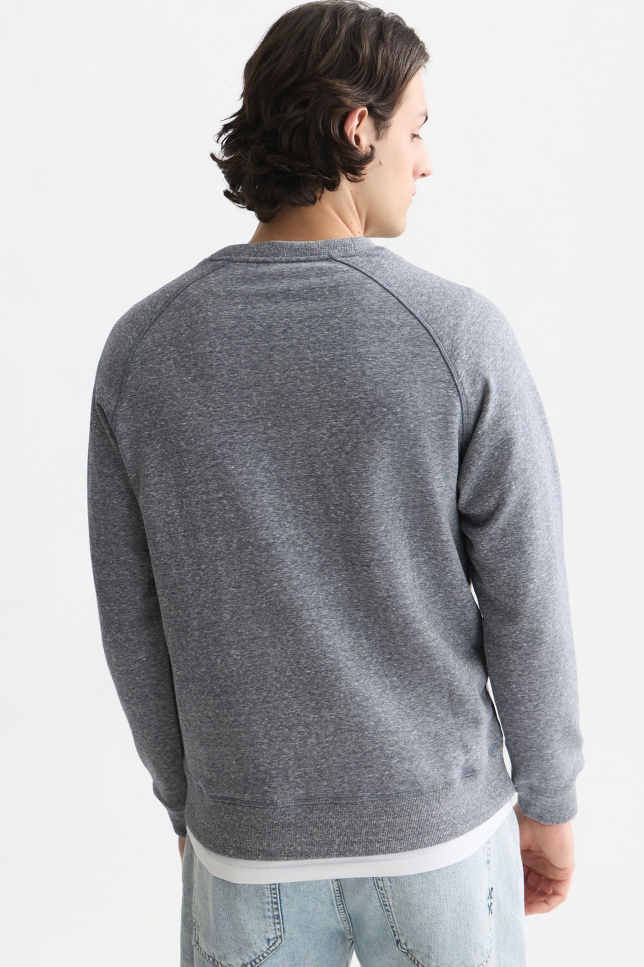 MELANGE REGULAR-FIT SWEATSHIRT SKY CAPTAIN MELANGE 3