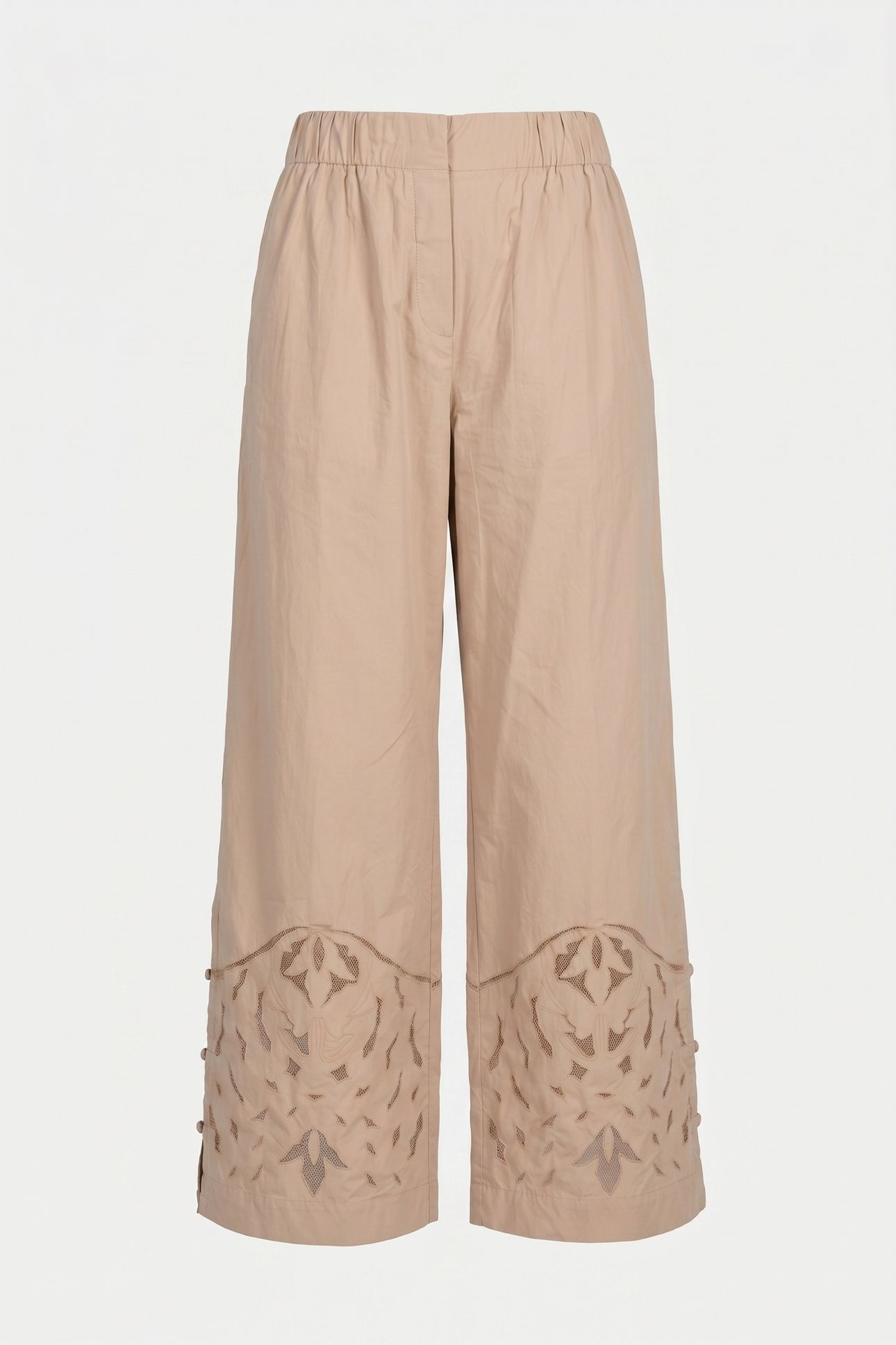 PANTS MOONFLOWER EMBR SAND 3
