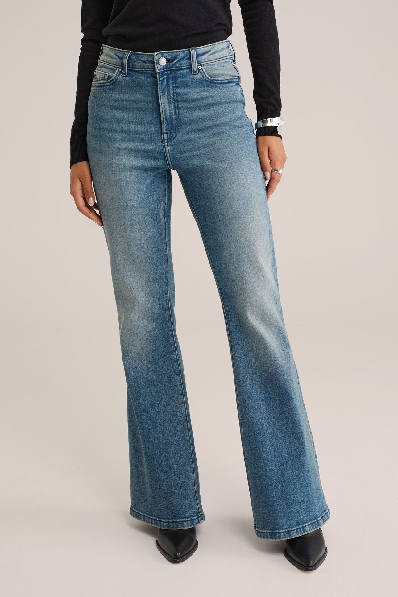 5-POCKET HIGH RISE NAVY BLUE 2