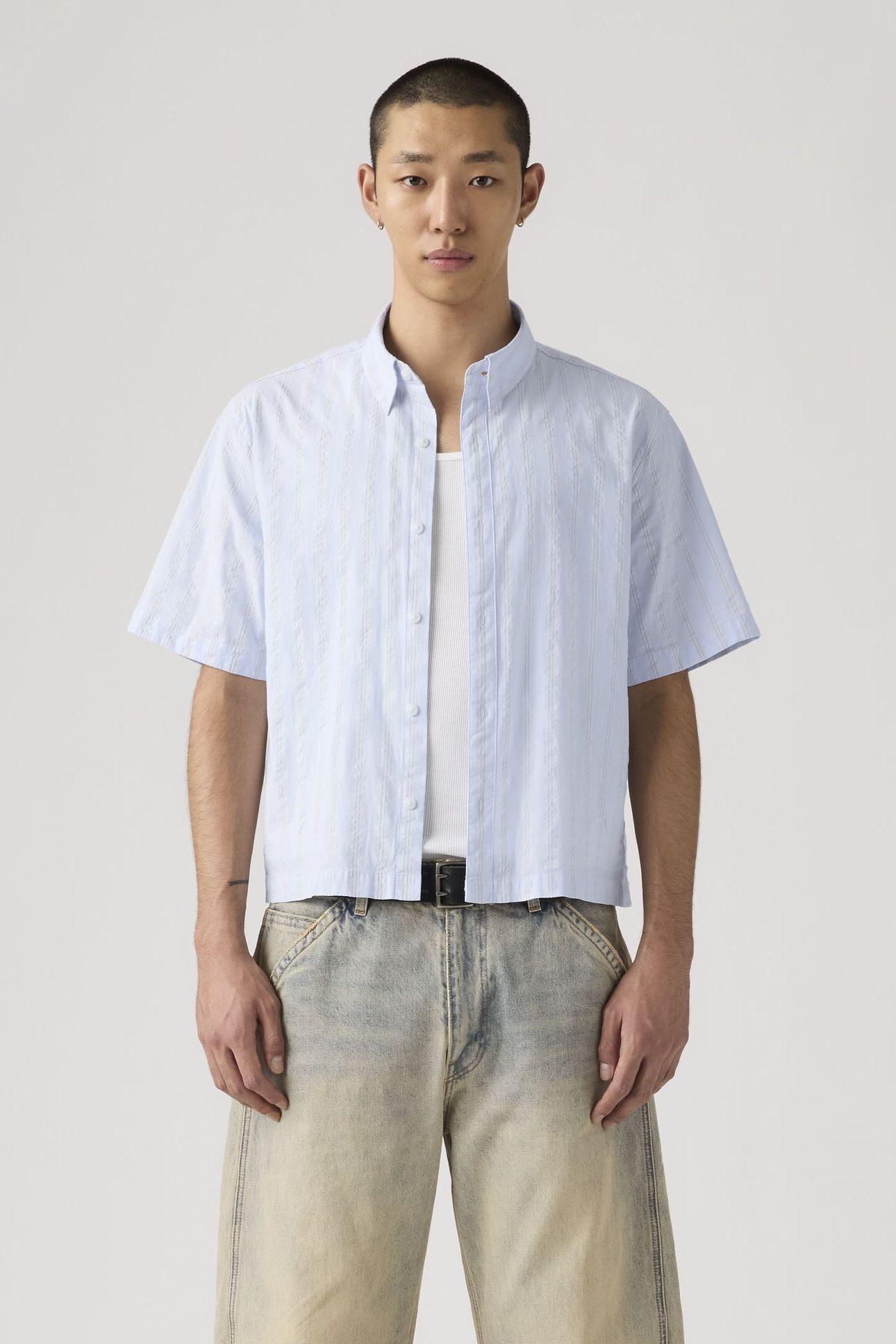 SHORT SLEEVE LAMA BOXY SHIRT 1