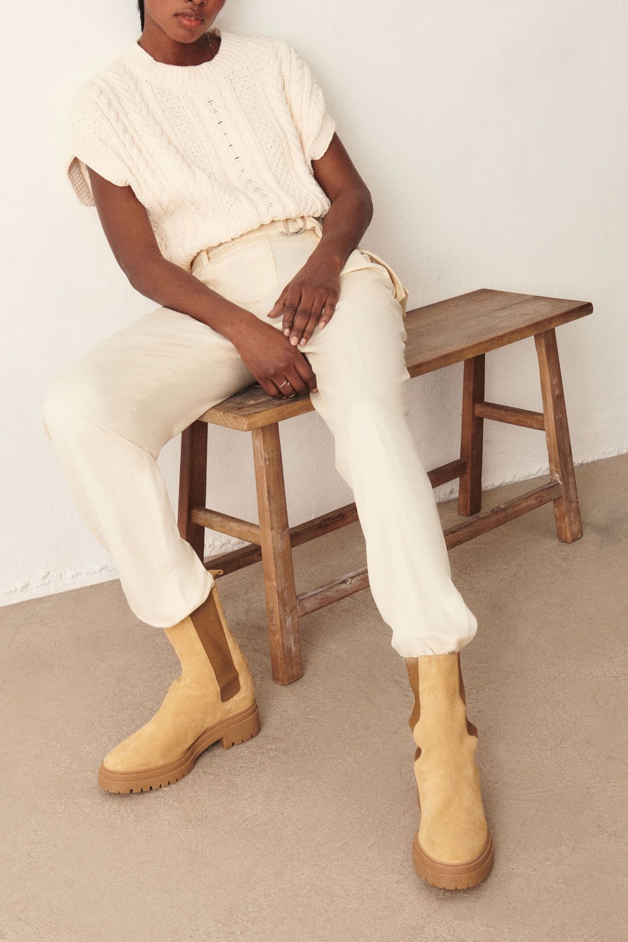 PANTALON MADRID ECRU 7
