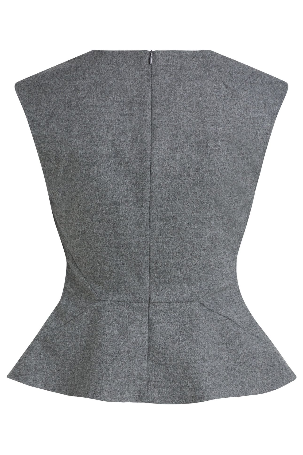 FLANNEL TOP MEDIUM GREY MELANGE 6