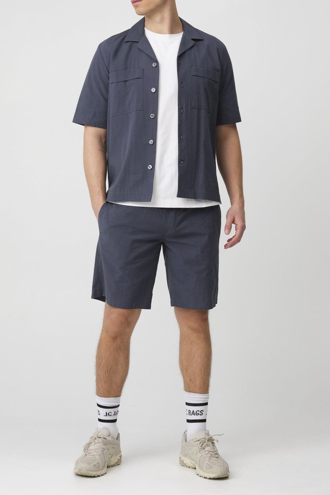 AARON CASUAL SHIRT BLUE 2
