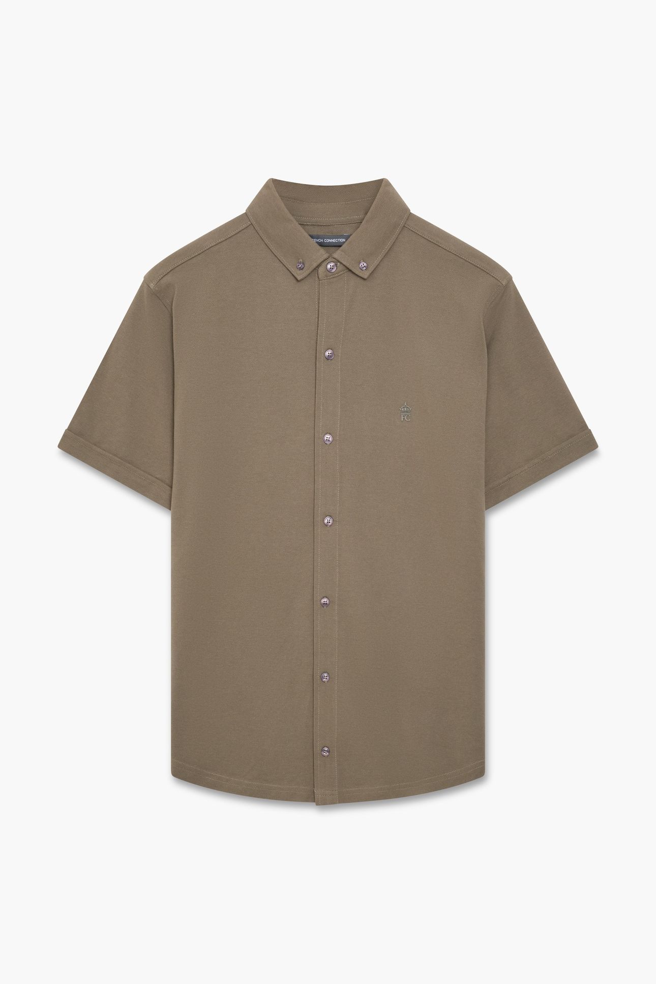 PIQUE SHIRT S/S KHAKI 1