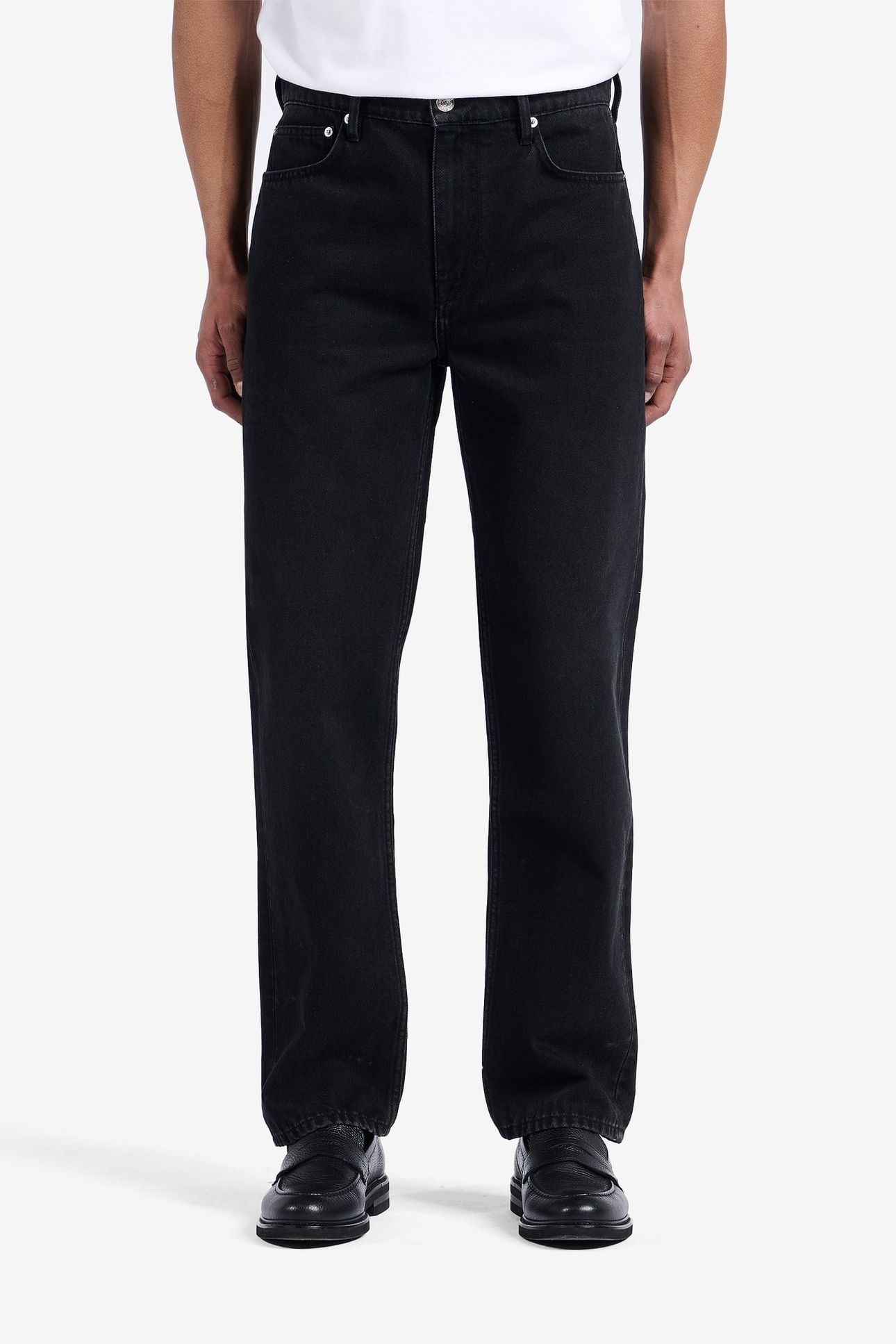 CARLIN DENIM COTTON BLACK 1