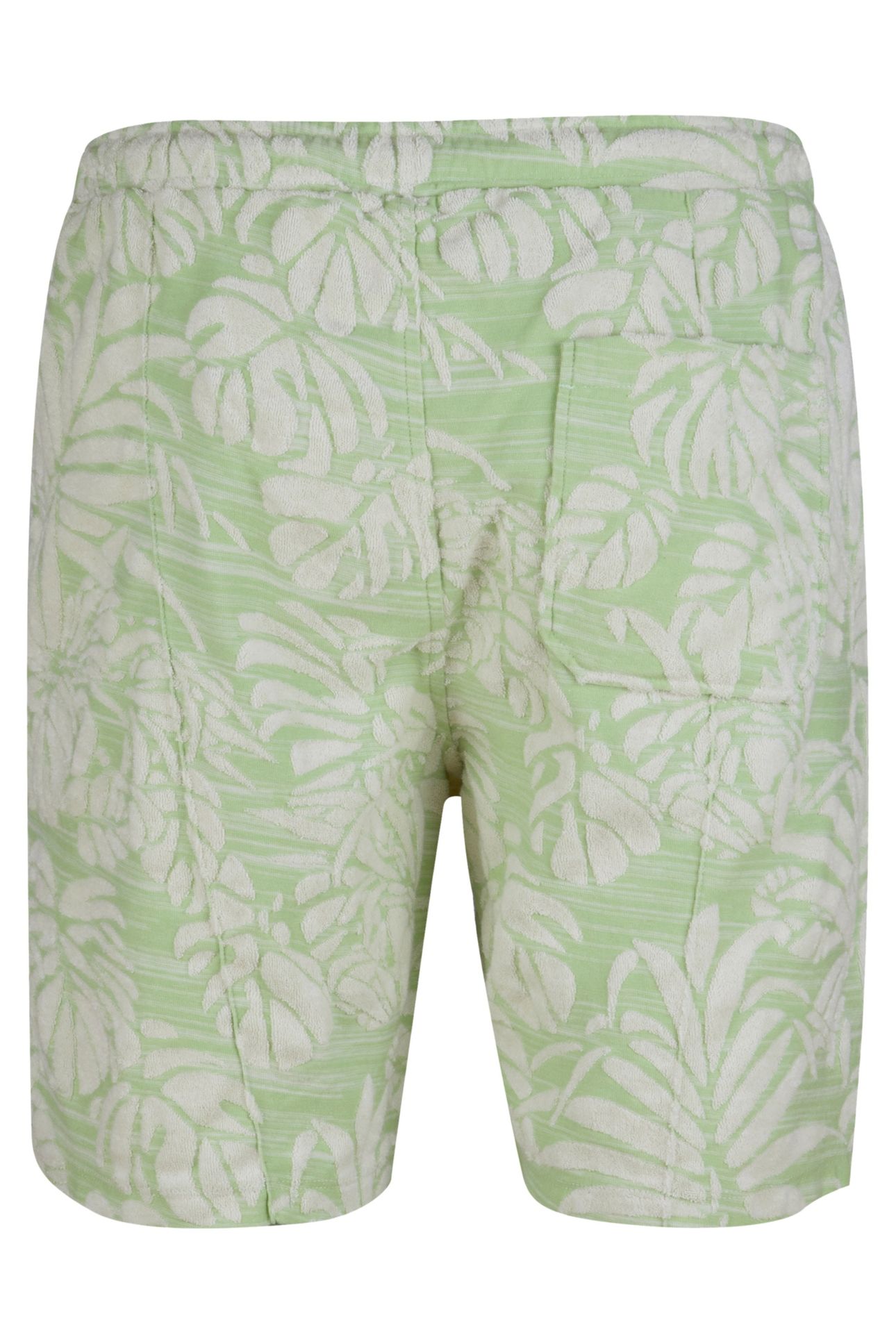 SHORTS, JACQUARD TERRY GREEN 2