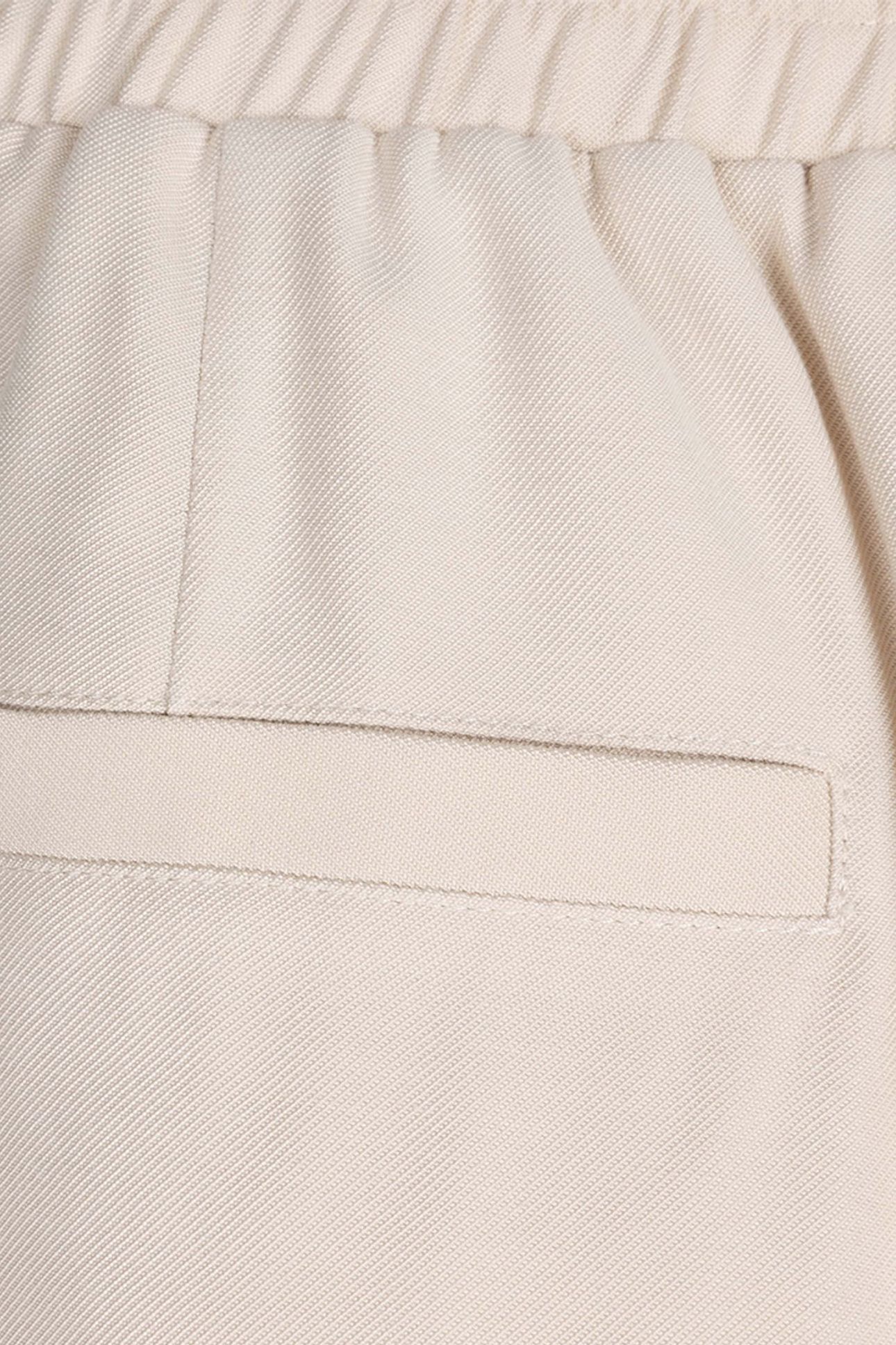 TROUSERS ELASTIC WB WIDE SAND 9