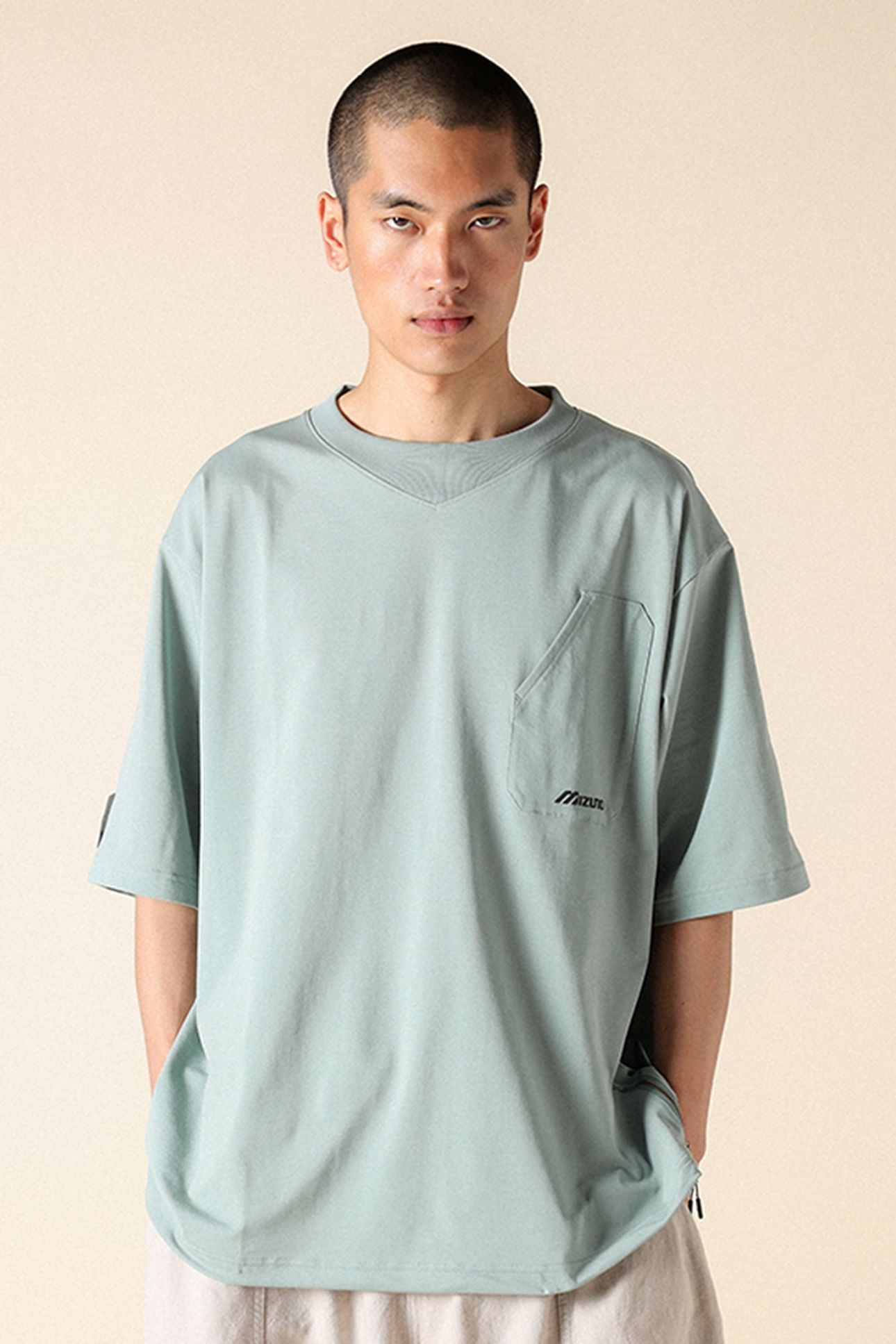 UNISEX SL HIGH GAUGE PULLOVER ICEBERG GREEN 2