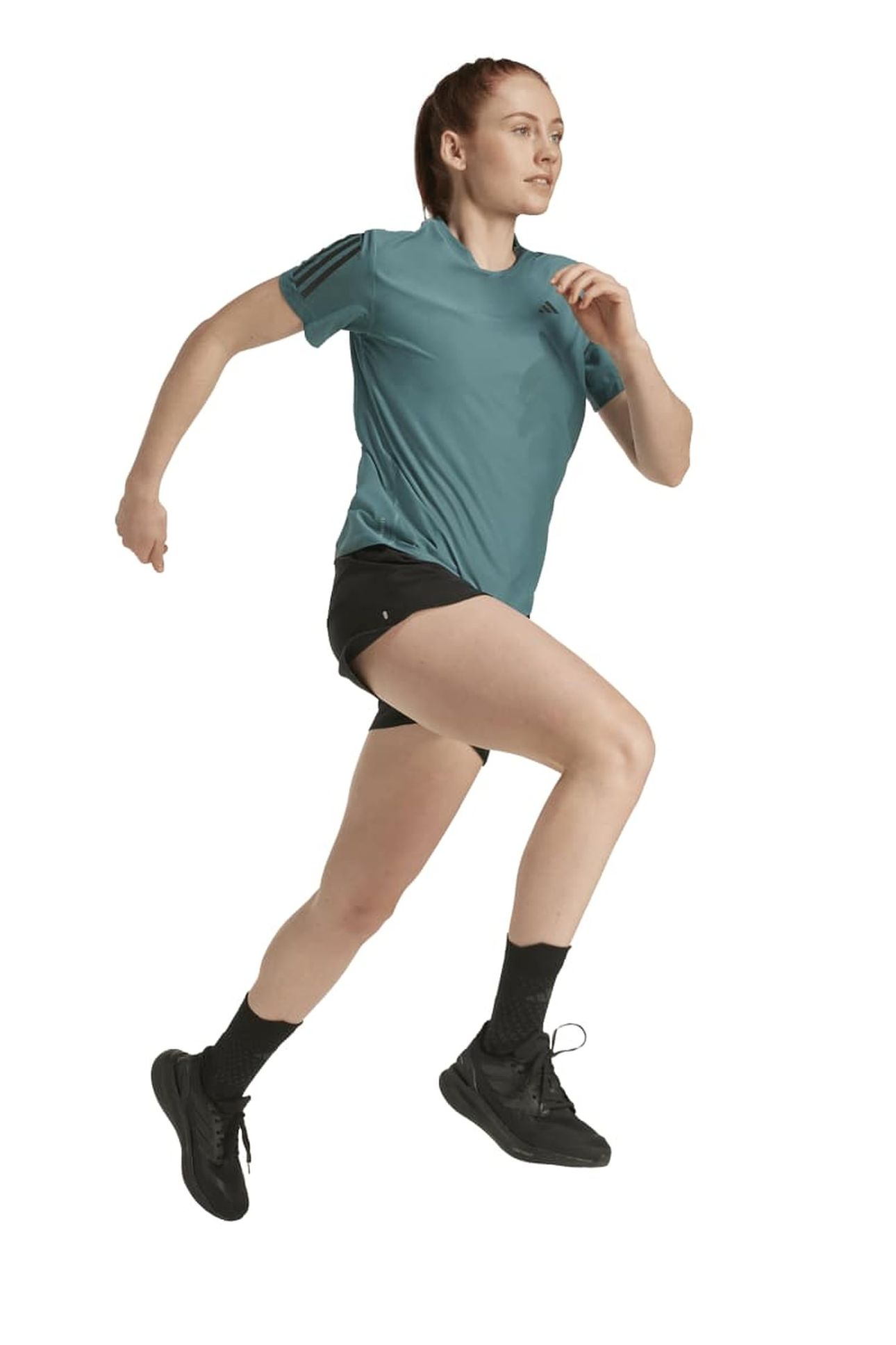 PERFORMANCE OWN THE RUN T-SHIRT PRELOVED TEAL 3