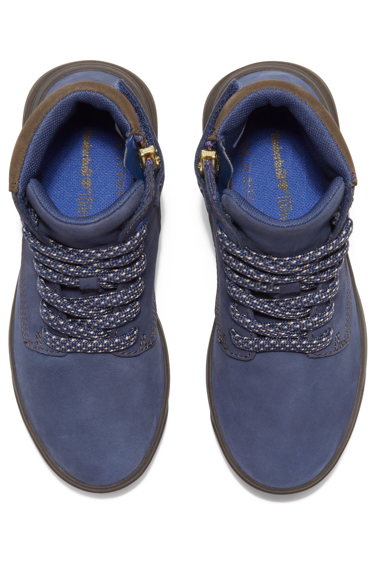 MID LACE UP WITH ZIP SNEAKER DK BLU NUBUCK 3