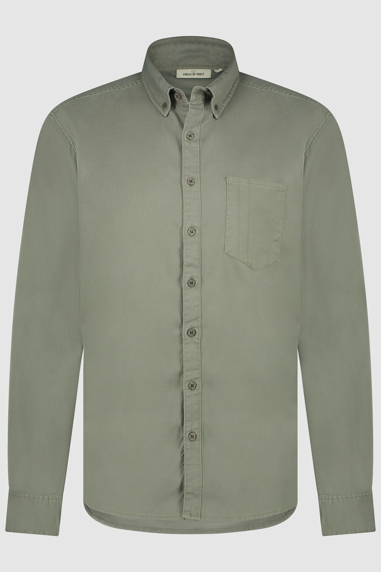 LAURENS SHIRT LS OLIVE LEAF 1