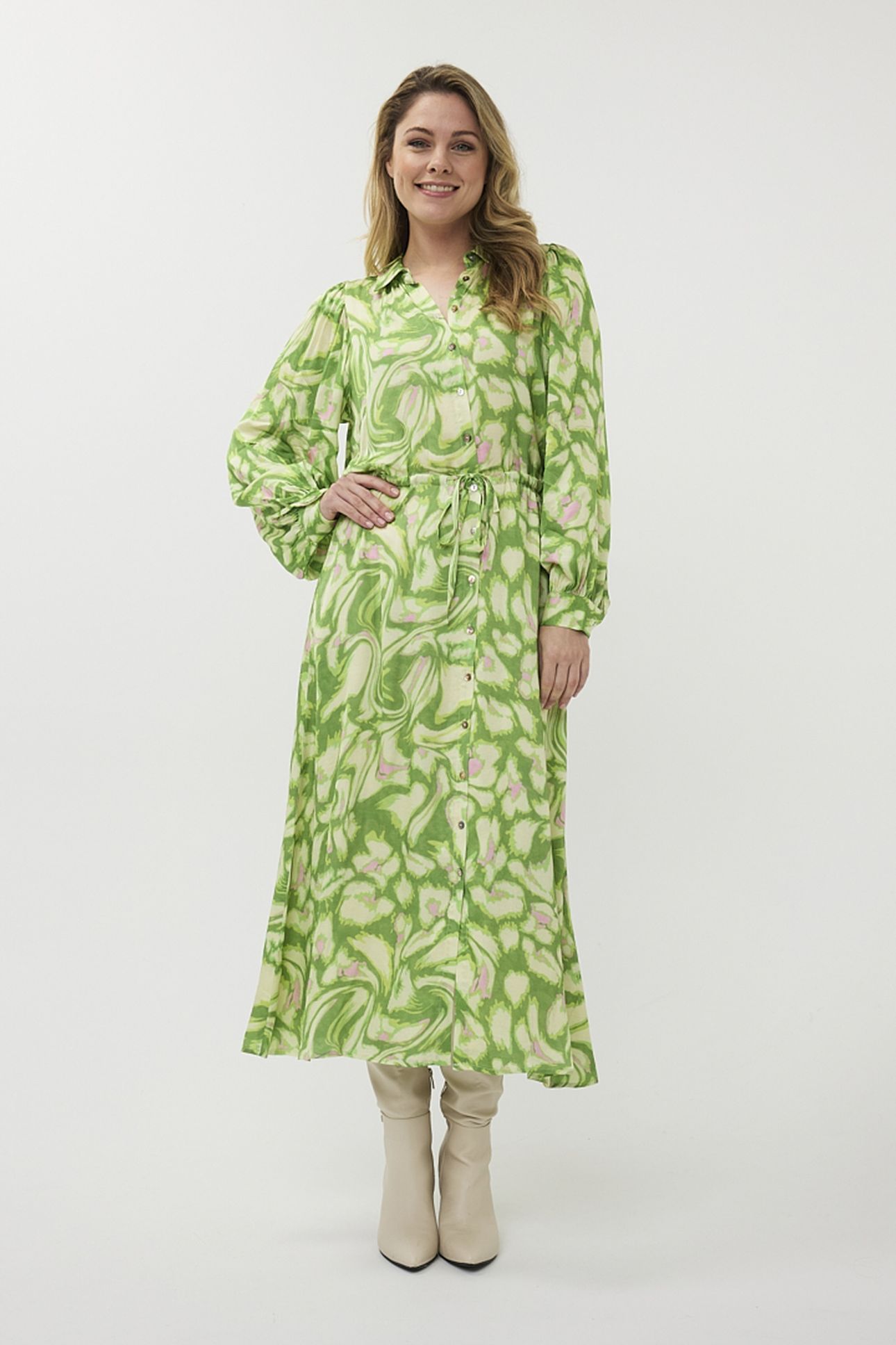 DRESS LONG FLORAL TREASURE PRINT 3