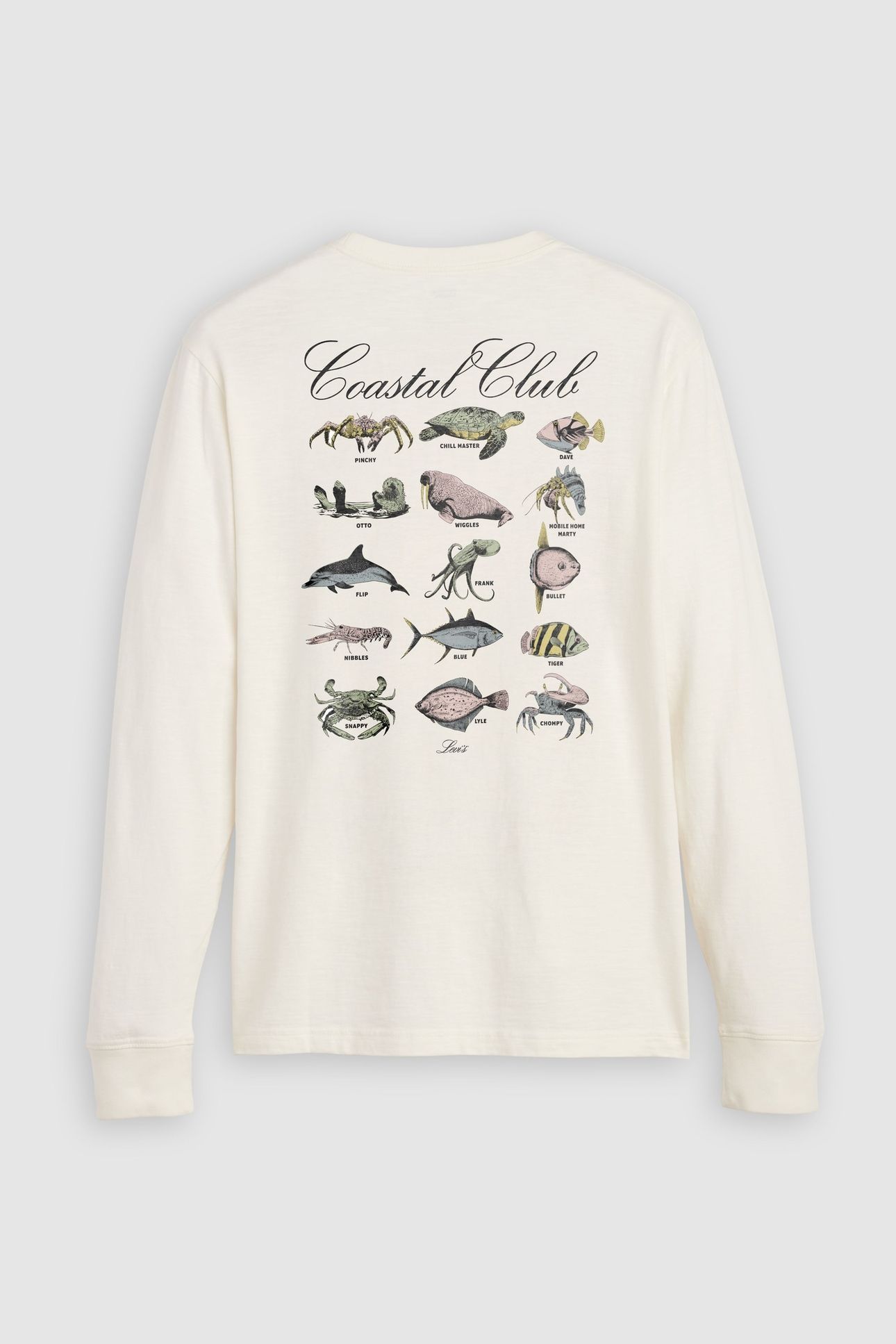 LSERELAXED LS GRAPHIC T COASTAL CLUB 1 5