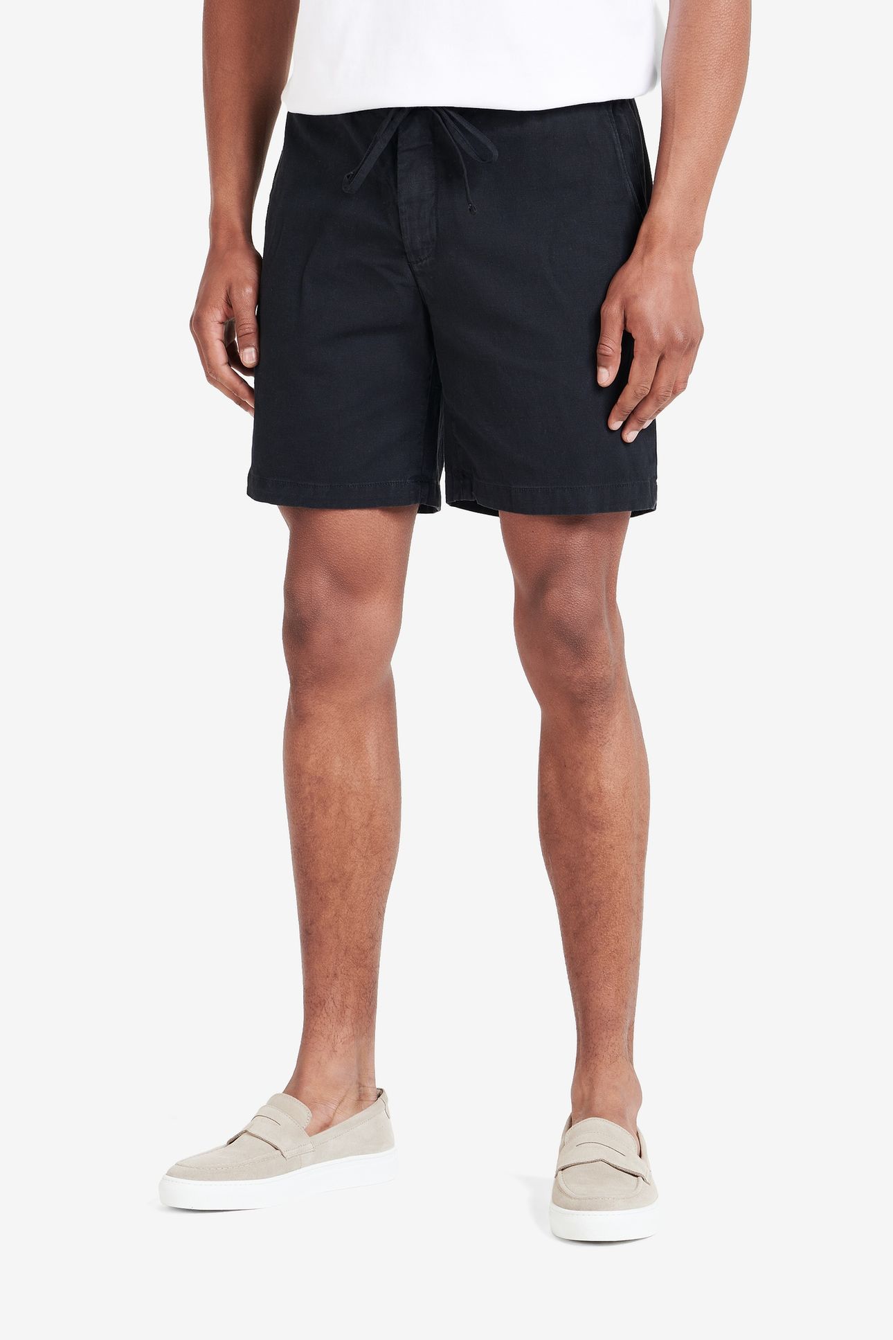 OAKLAND COTTON-LINEN STRETCH NAVY 1