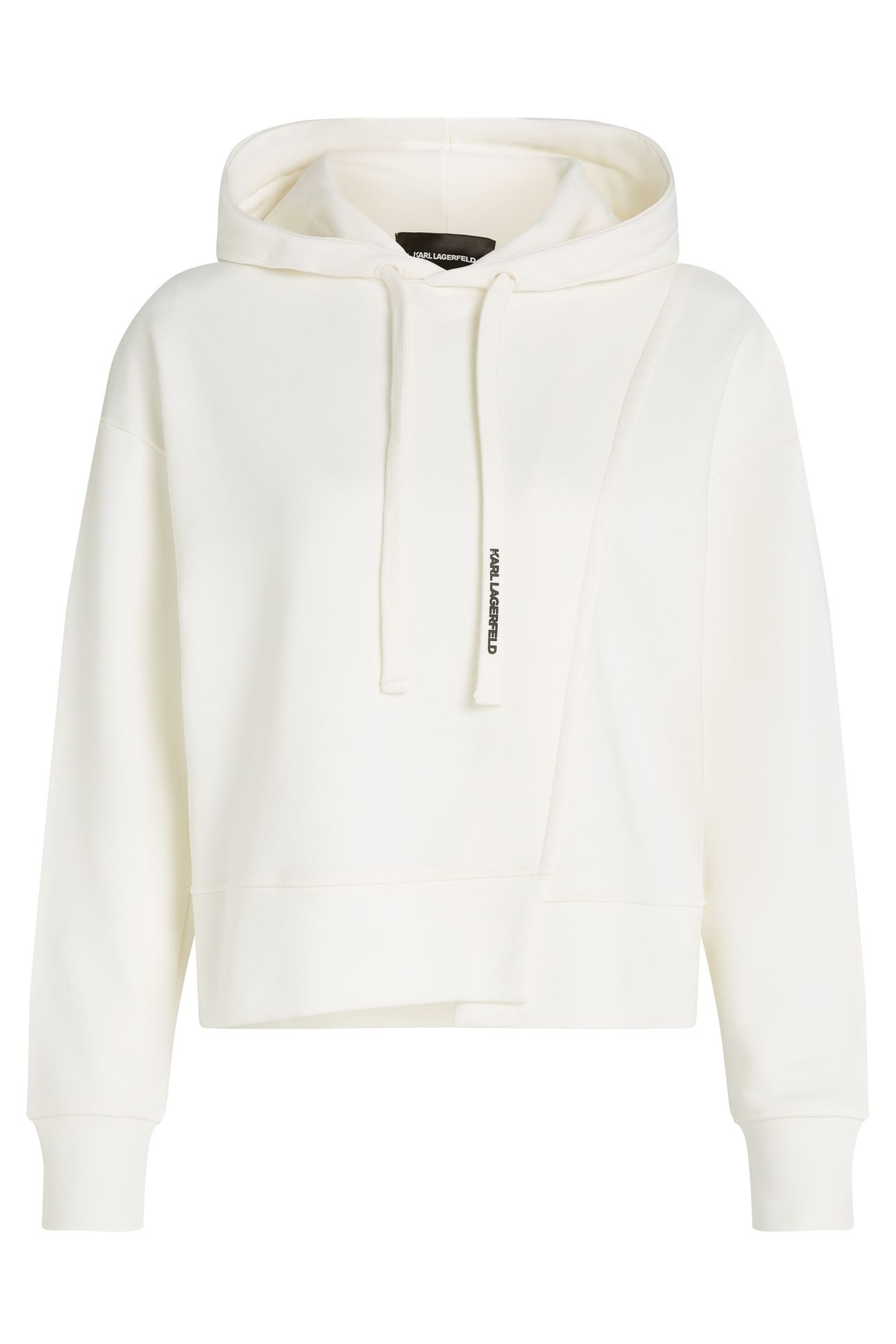 ASYMMETRIC HOODIE CANNOLI CREAM 5