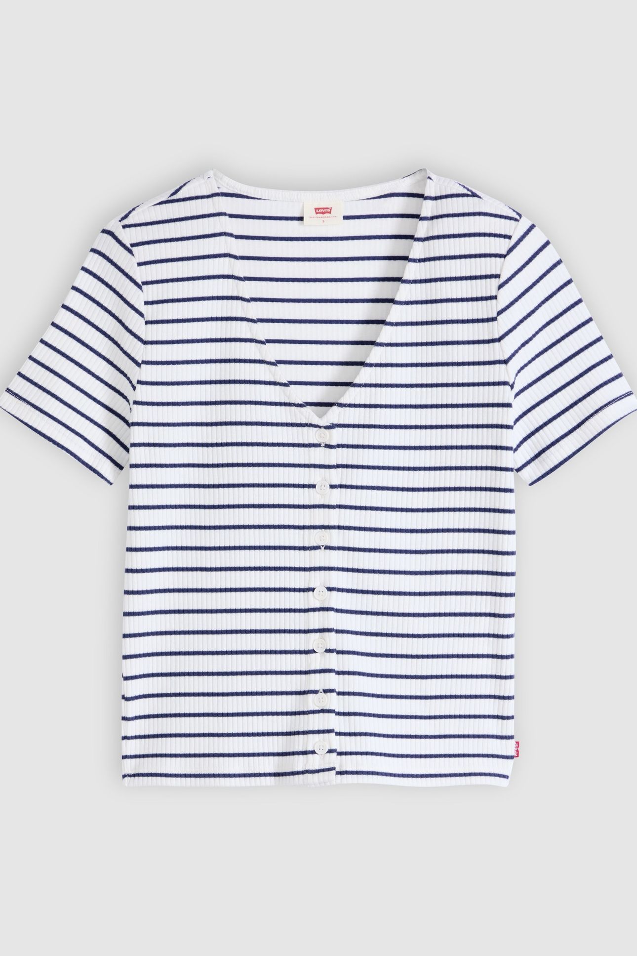MUSE SS TEE PENELOPE STRIPE PEACOAT STRI 4