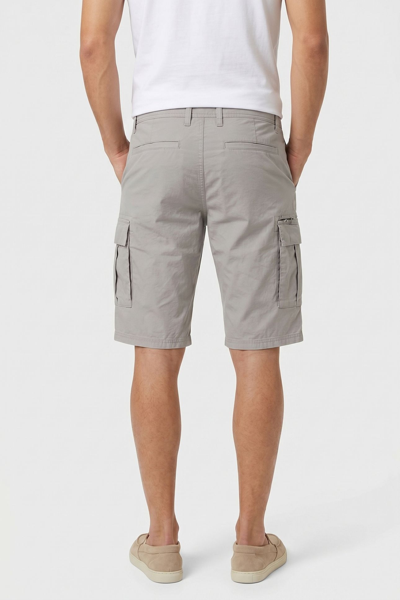 S.OLIVER SHORTS GREY/BLACK 2