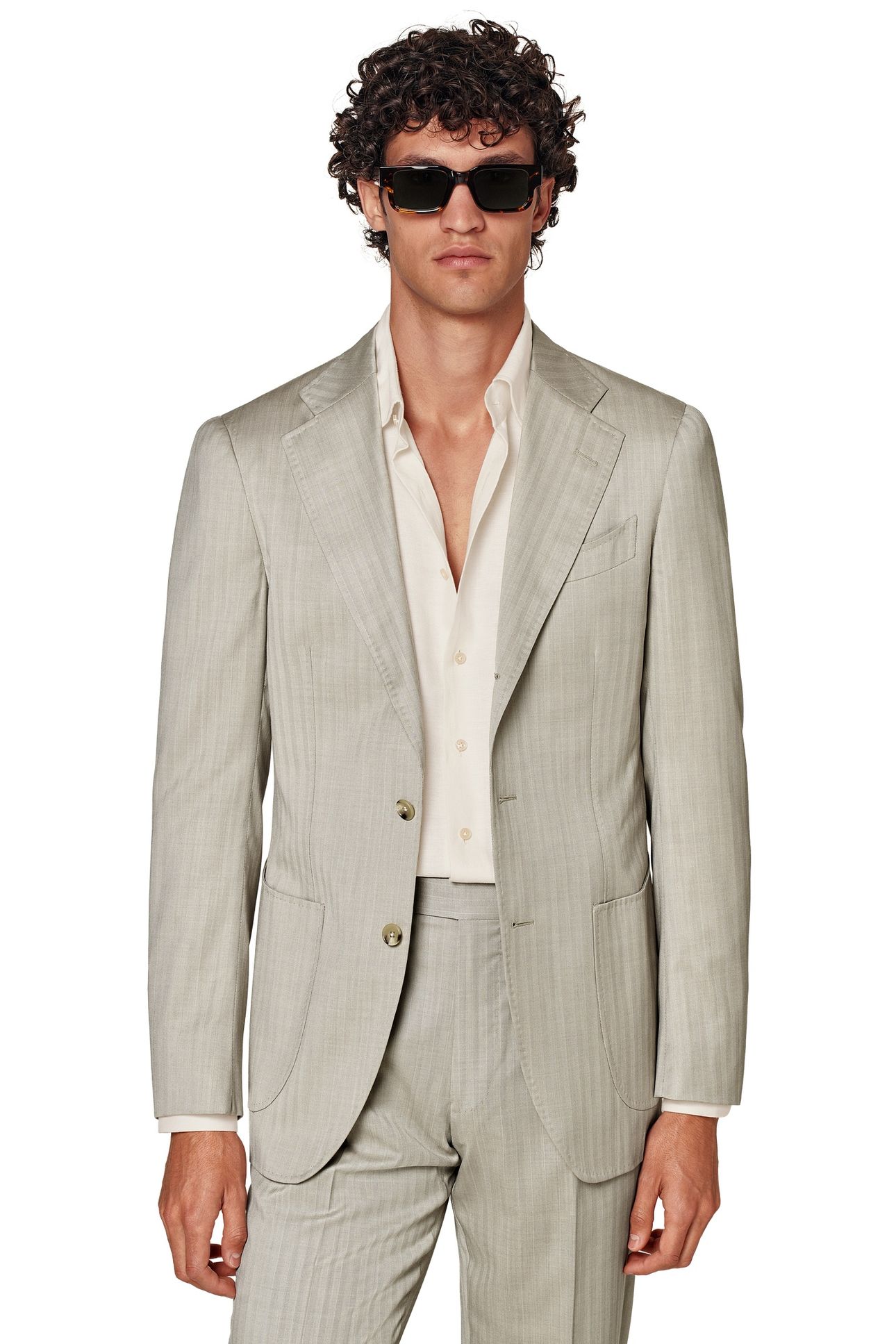 SUIT-L.BROWN NESTED SUITS SAND 4