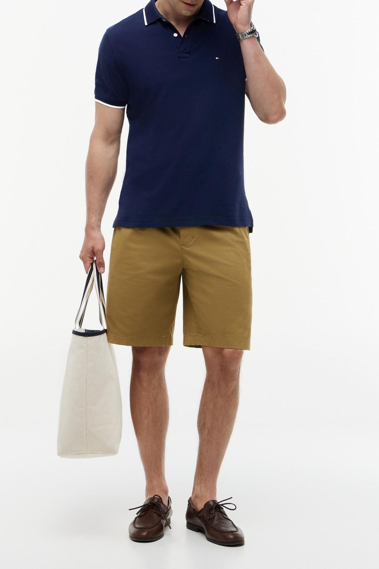 PIQUE UNDERCOLLAR POLO CARBON NAVY 2