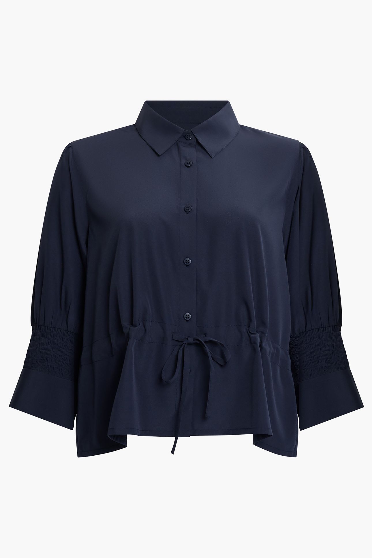 CREPE LIGHT TIE TOP NAVY 4