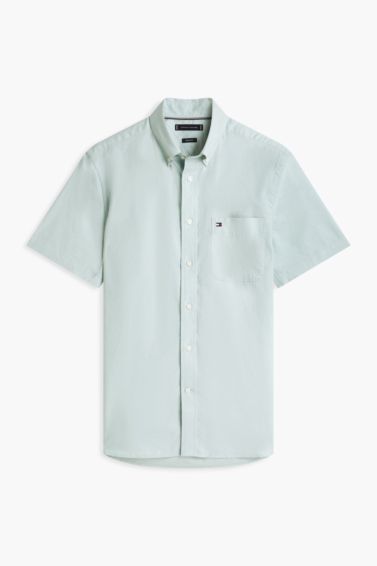LIGHT OXFORD SOLID SHIRT CRUSHED MINT 4