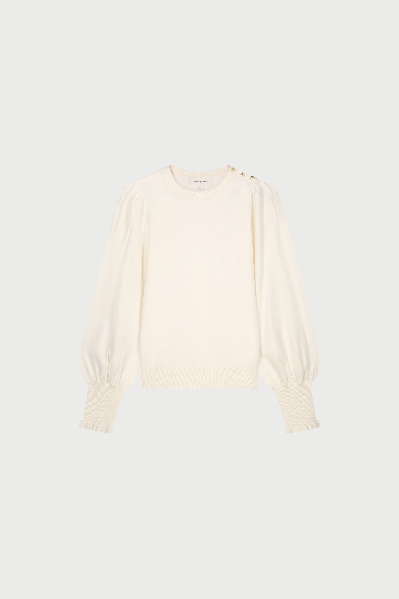 MOLLY BALLOON PULLOVER COSY WHITE 4