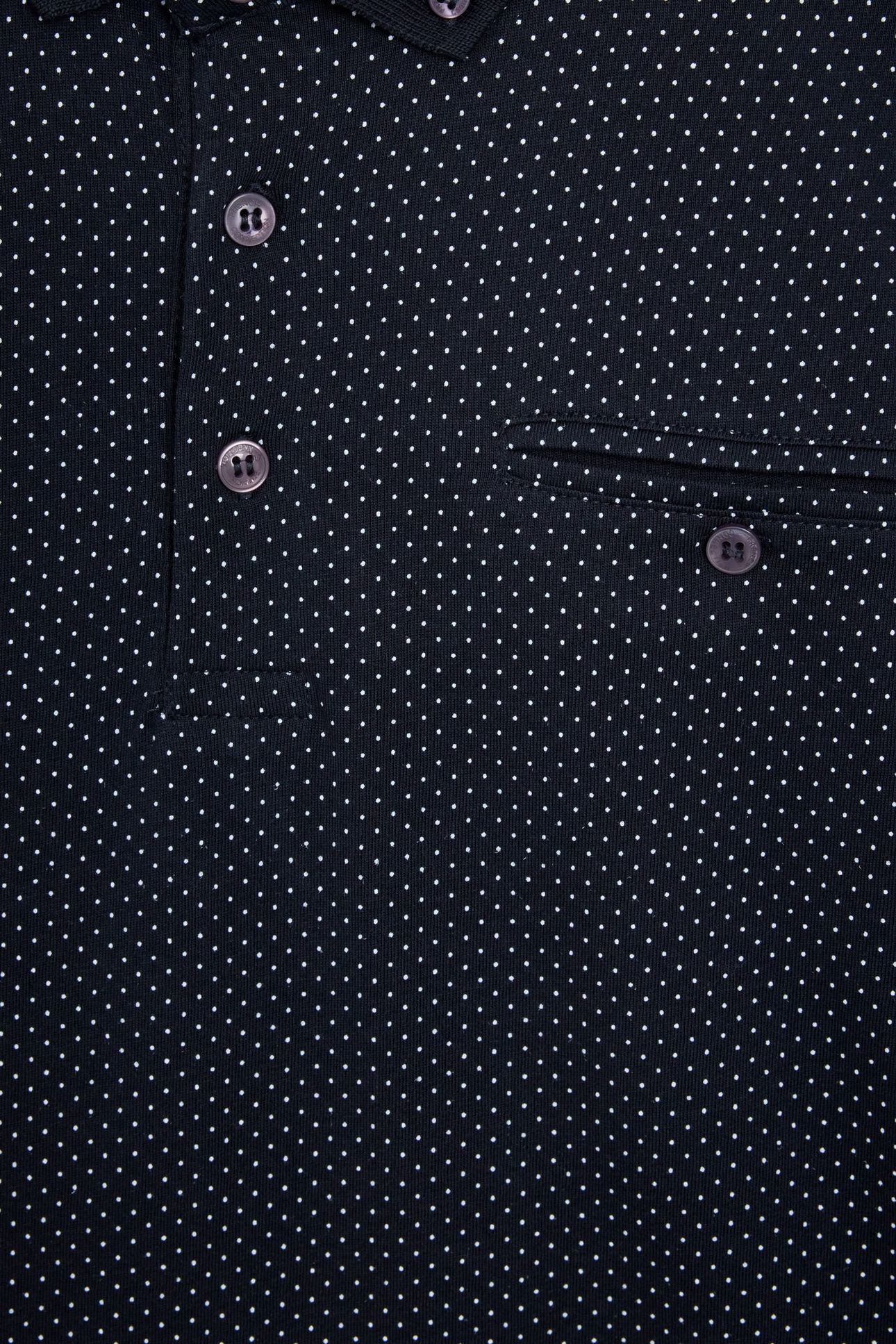 MICRO DOT POLO MARINE/WHITE 2