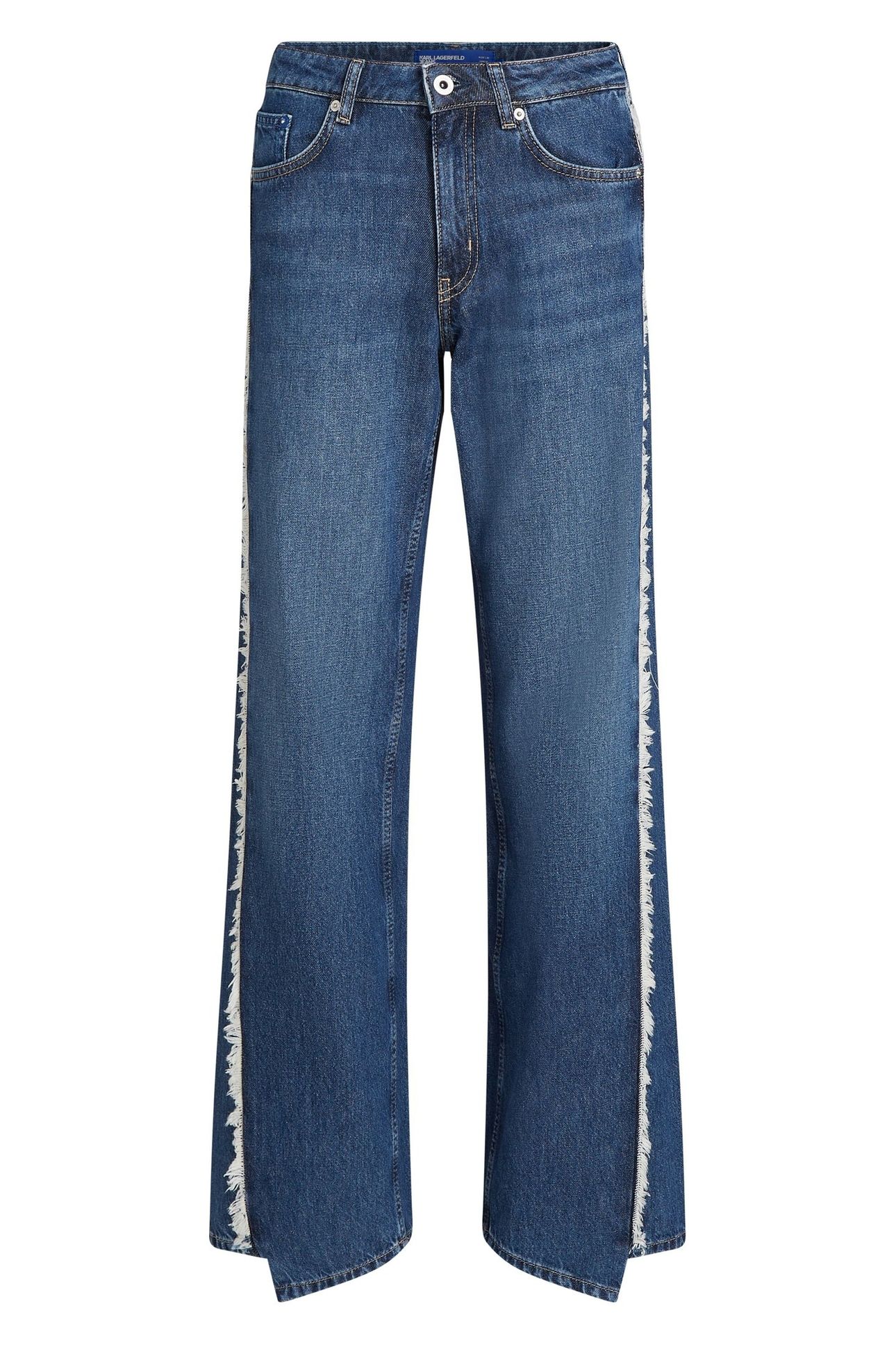 RELAXED SEAMED DENIM WASHED DARK BLUE 3