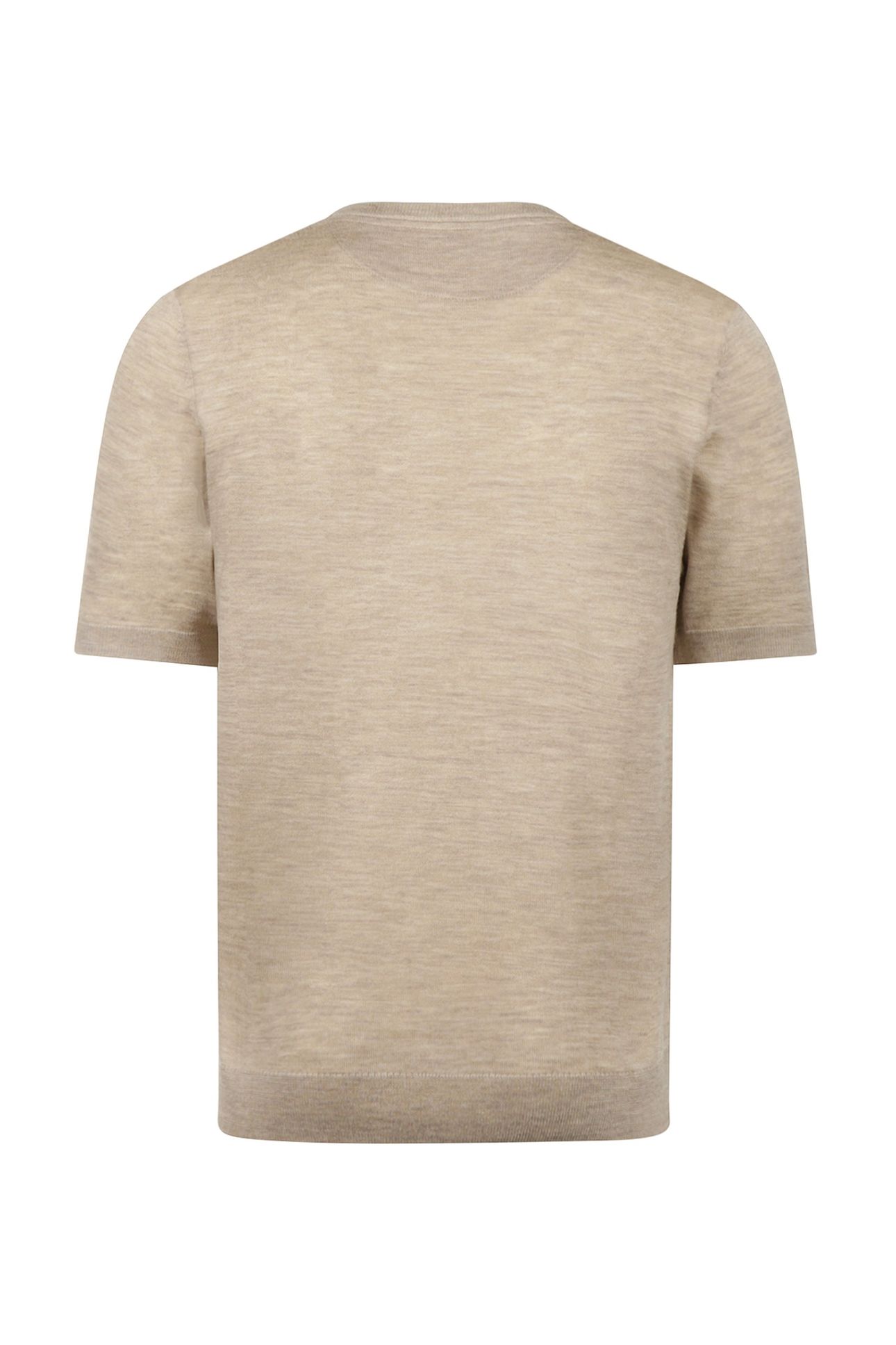EXTRA FINE MERINO T-SHIRT SAND 4