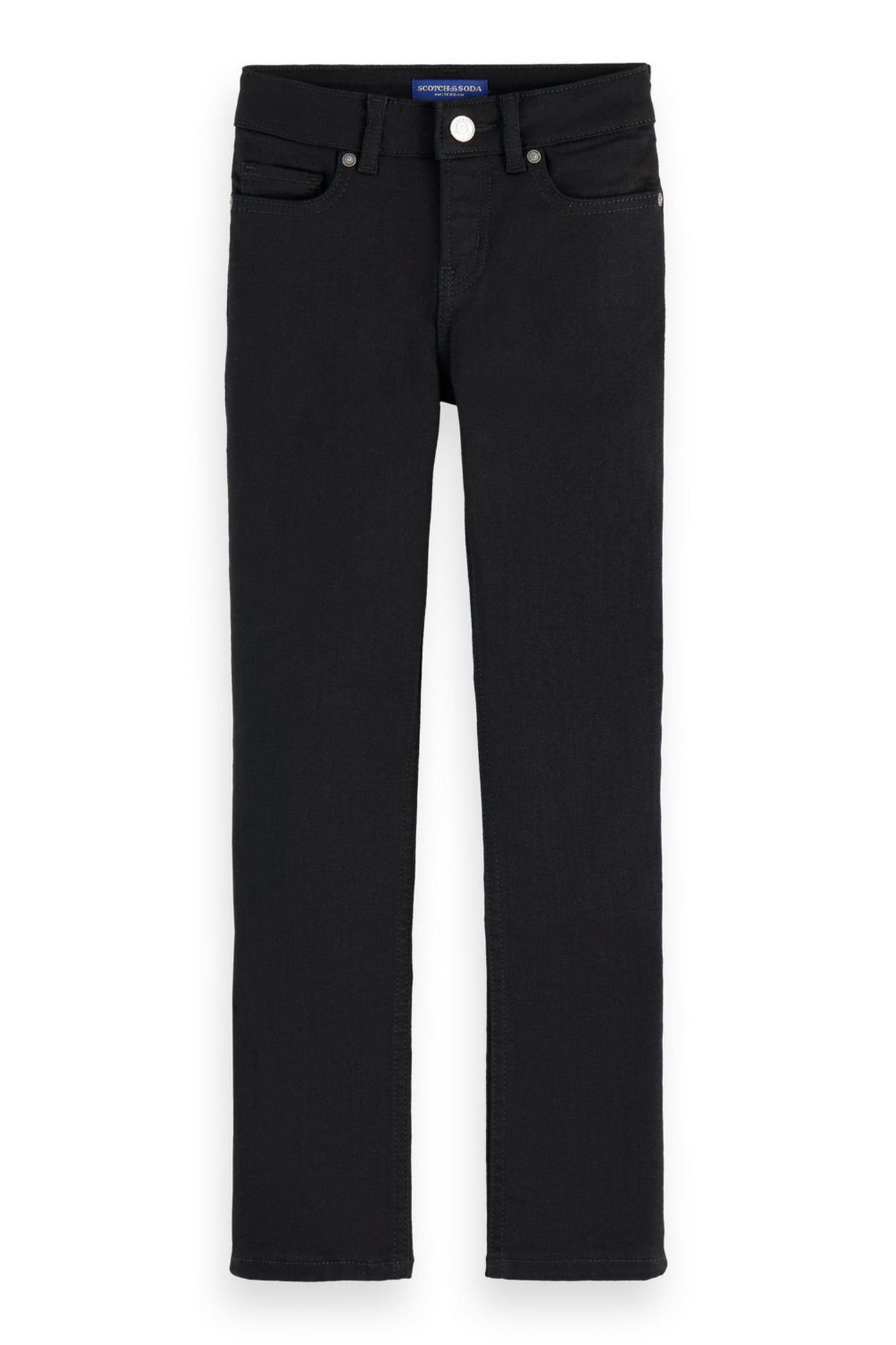 GIRLS HIGH FIVE SLIM JEANS STAY BLACK STAY BLACK 1