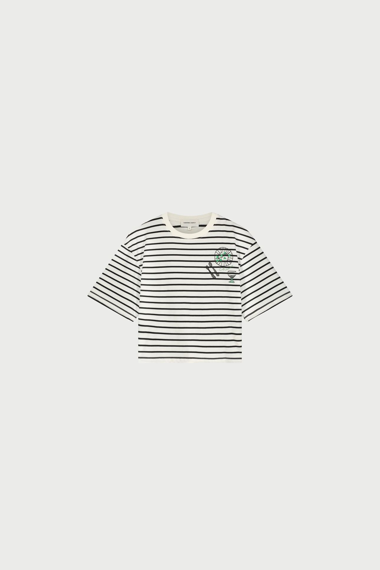 BENJA T-SHIRT COSY WHITE/BLACK 4