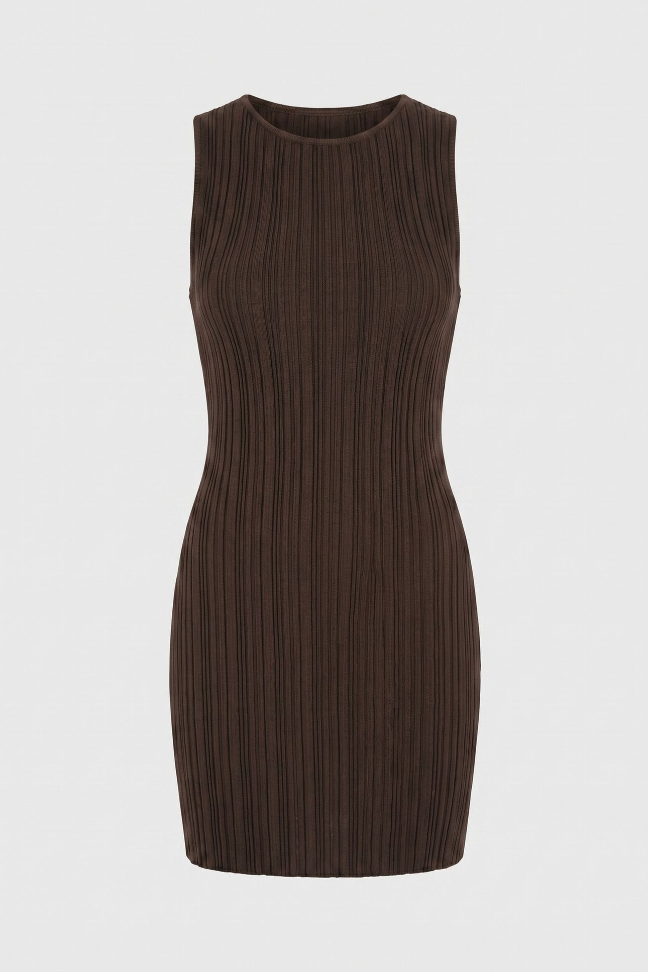 BELLE DRESS BROWN 4