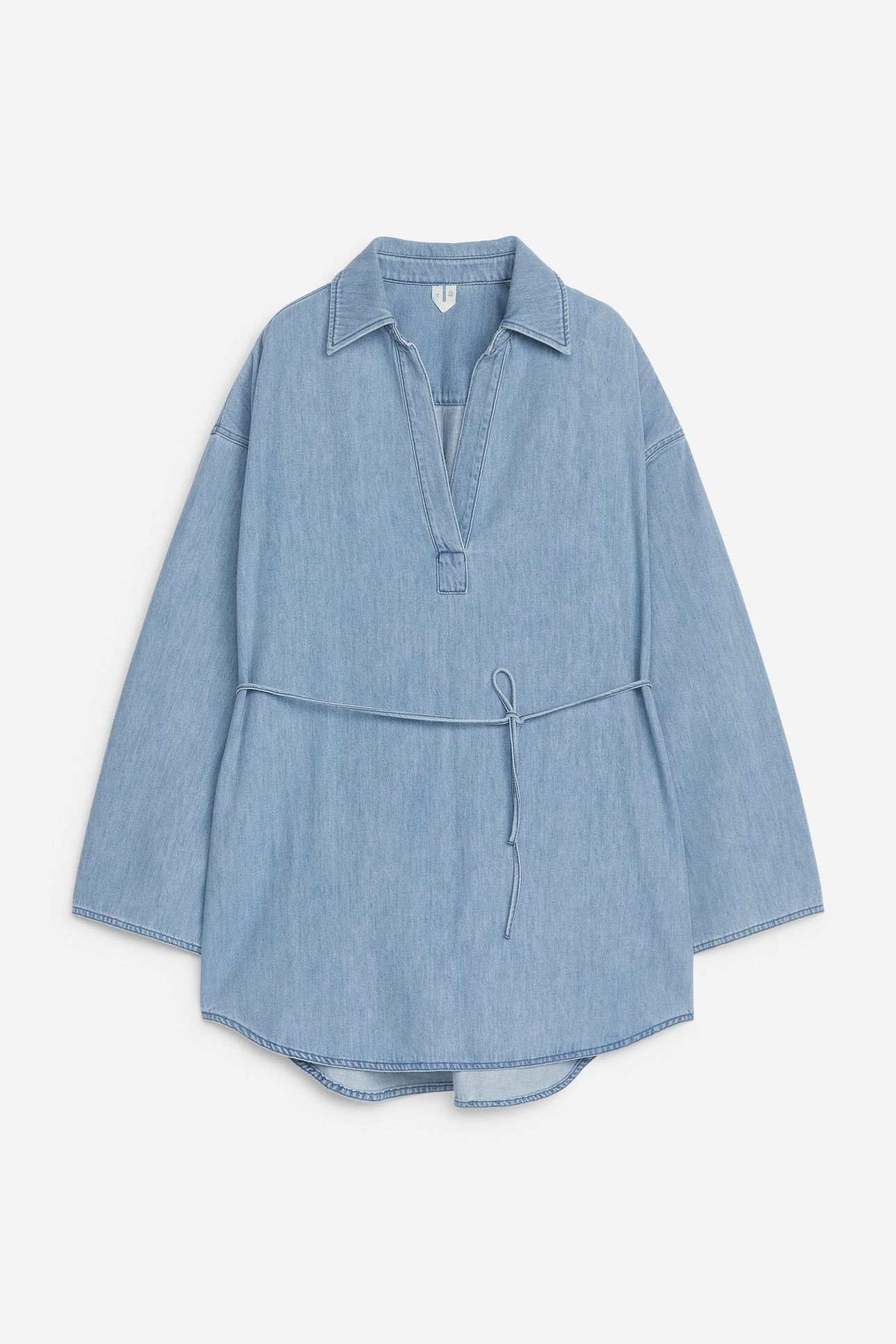DYLAN DENIM TWILL TUNIC BLUE 3