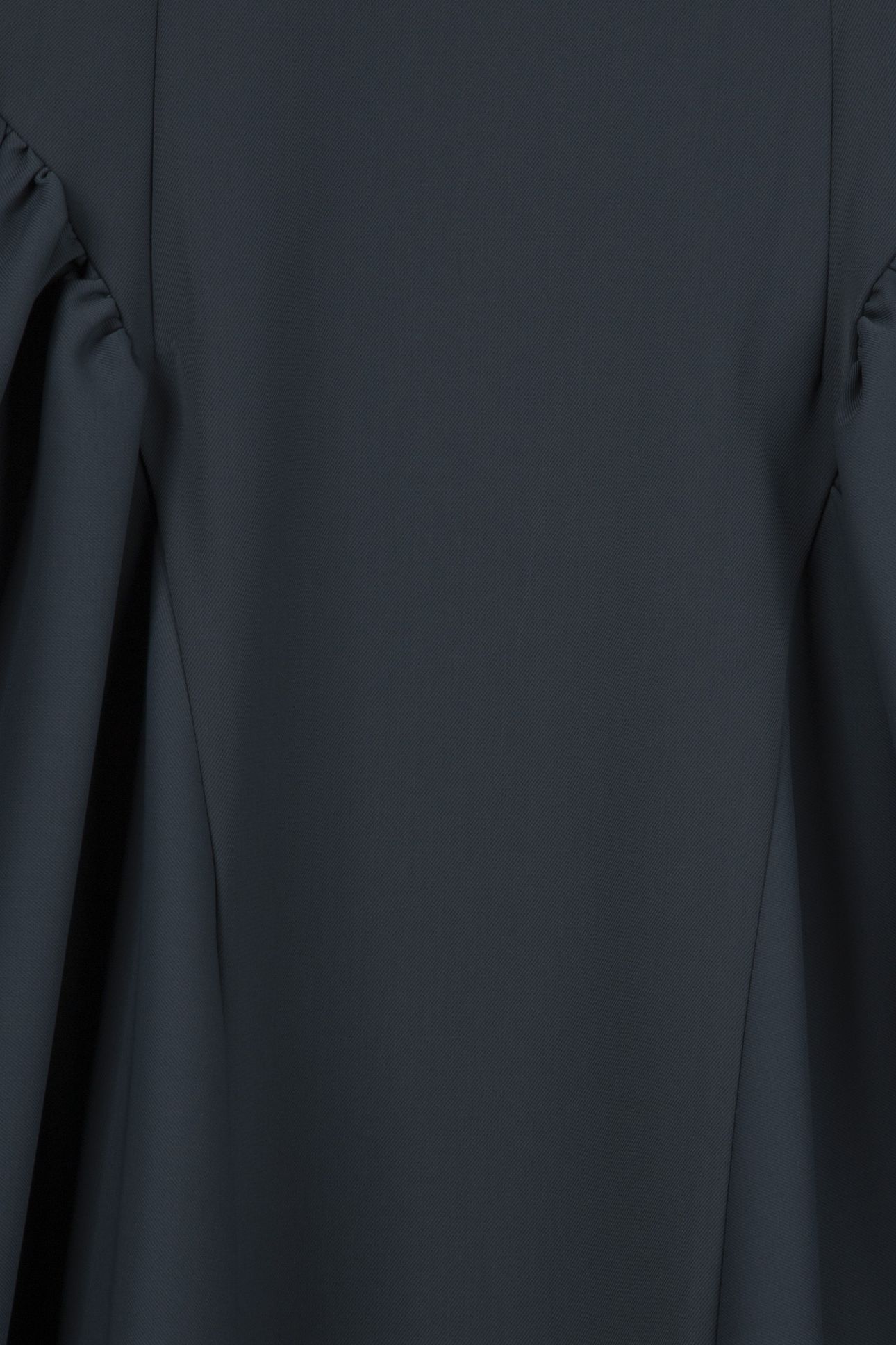 TIE NECK GATHERED MIDI DRESS TEAL 4