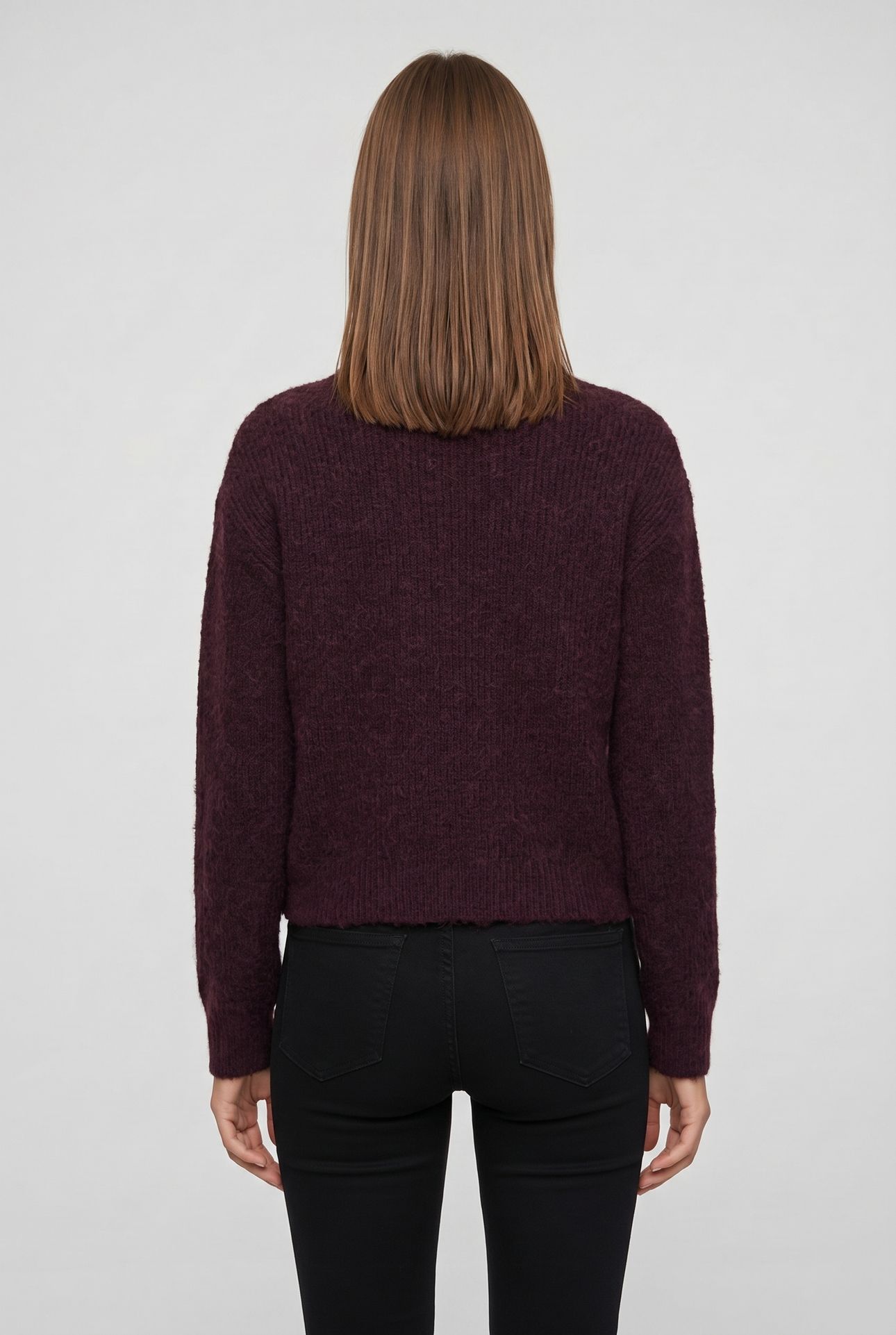 NOUS SOMMES LABELS – BENNIE ALPACA KNIT 2.0 BURGUNDY 2