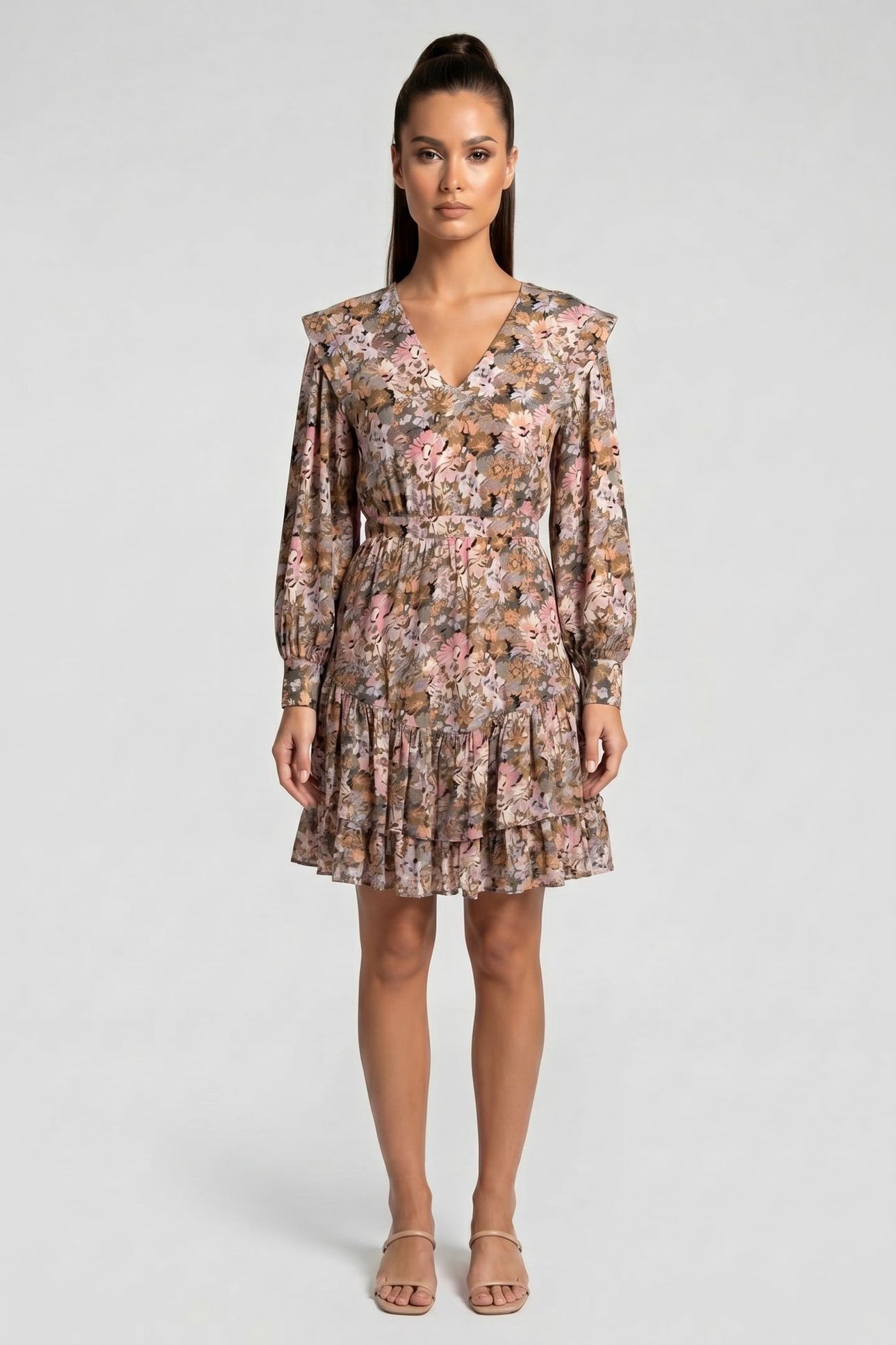 ELVINE DRESS ORANGE 1