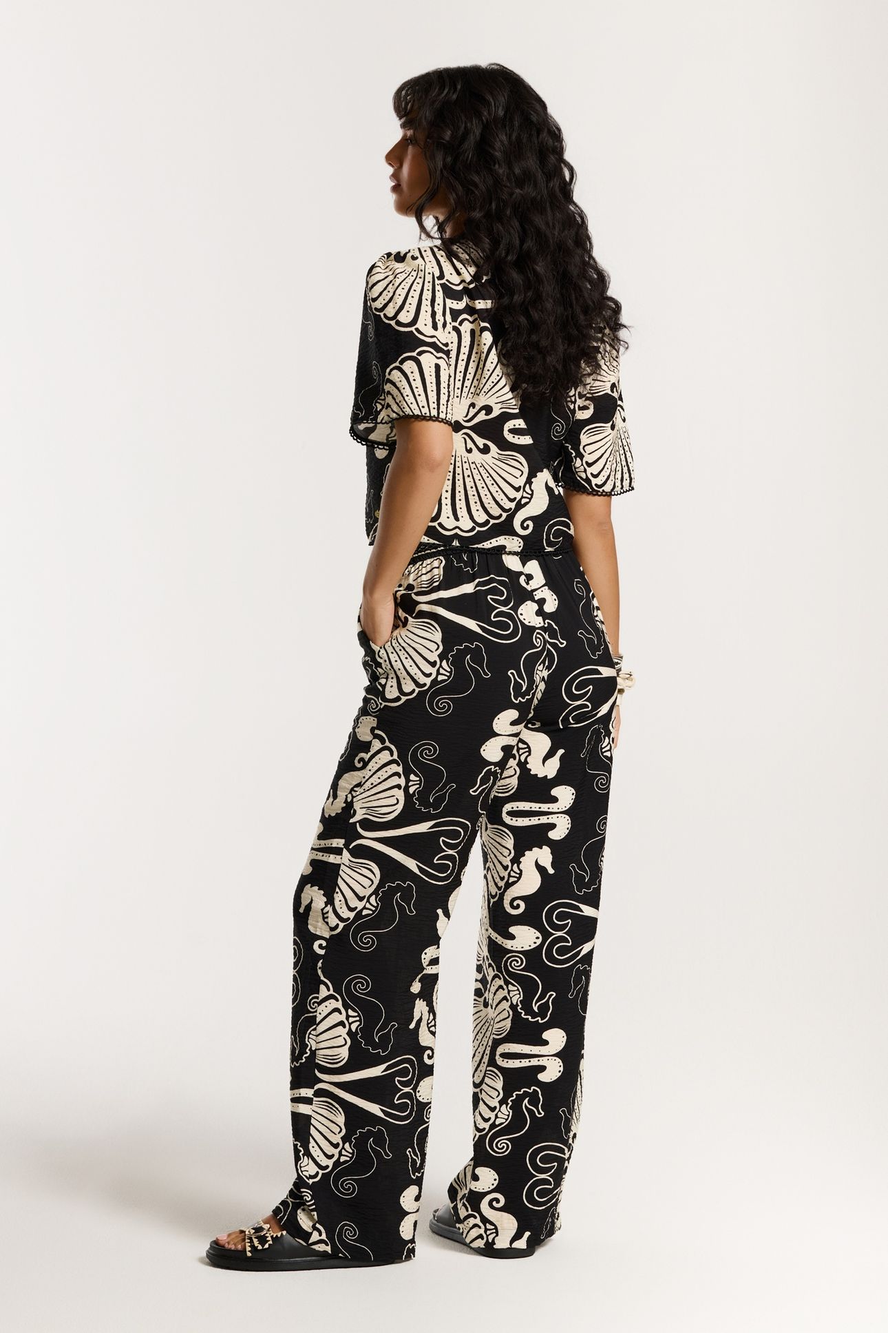 MADISON TROUSERS SEA PEARL BLACK SEA PEARL 6