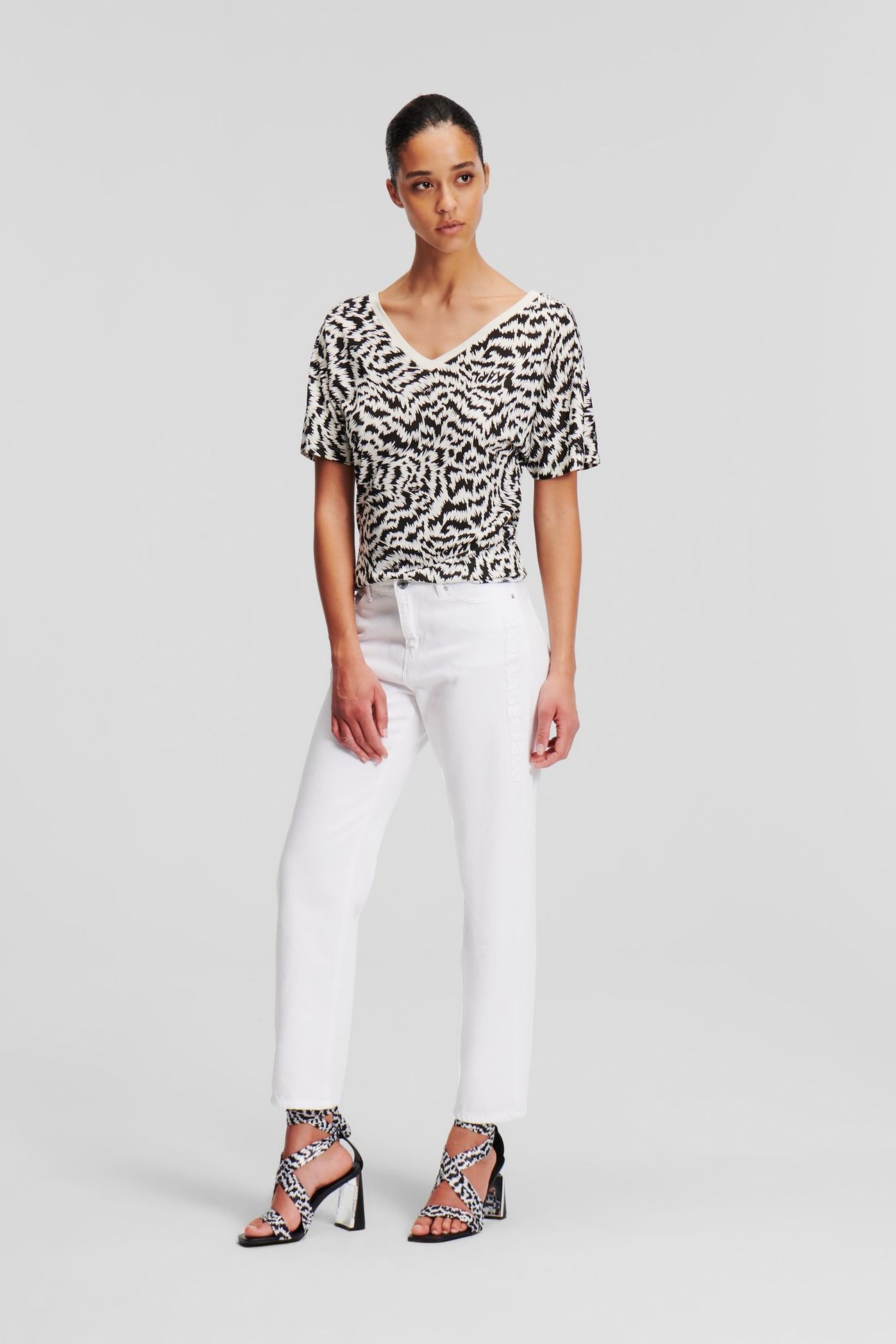 WHITE GF DENIM PANTS WHITE DENIM 1