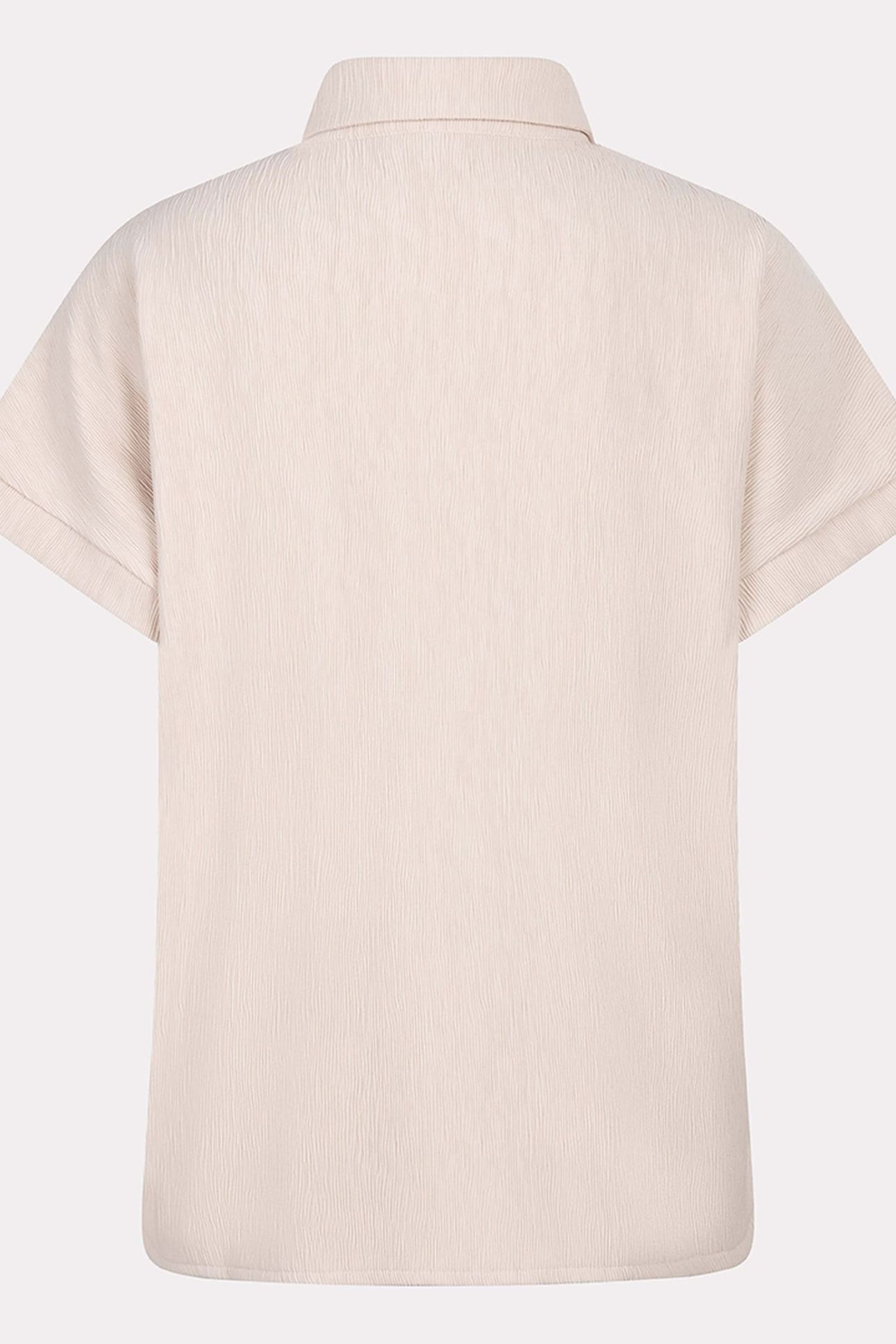 BLOUSE FANCY CRINKLE LIGHT SAND 5