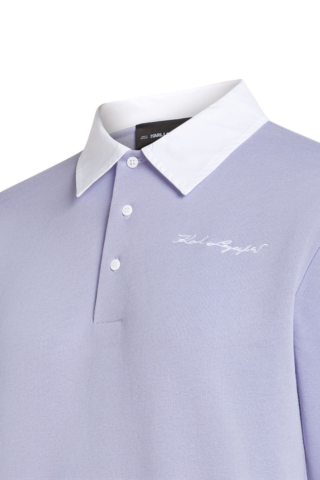POPLIN COLLAR SWEATSHIRT SWEET LAVENDER 3